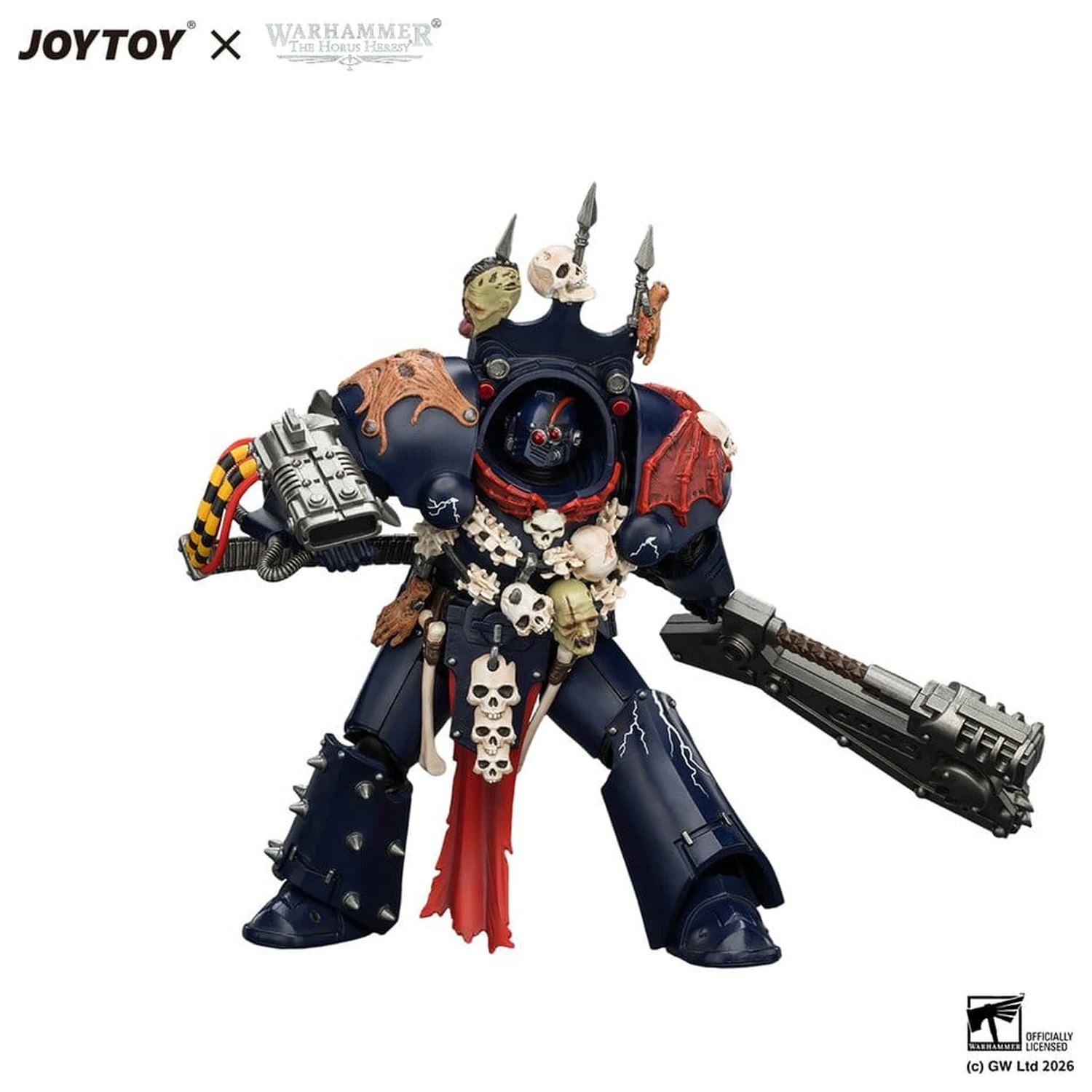 Warhammer The Horus Heresy akcijska figura Night Lords Legion Praetor v Tartaros Terminator oklepu 14 cm fotografija izdelka