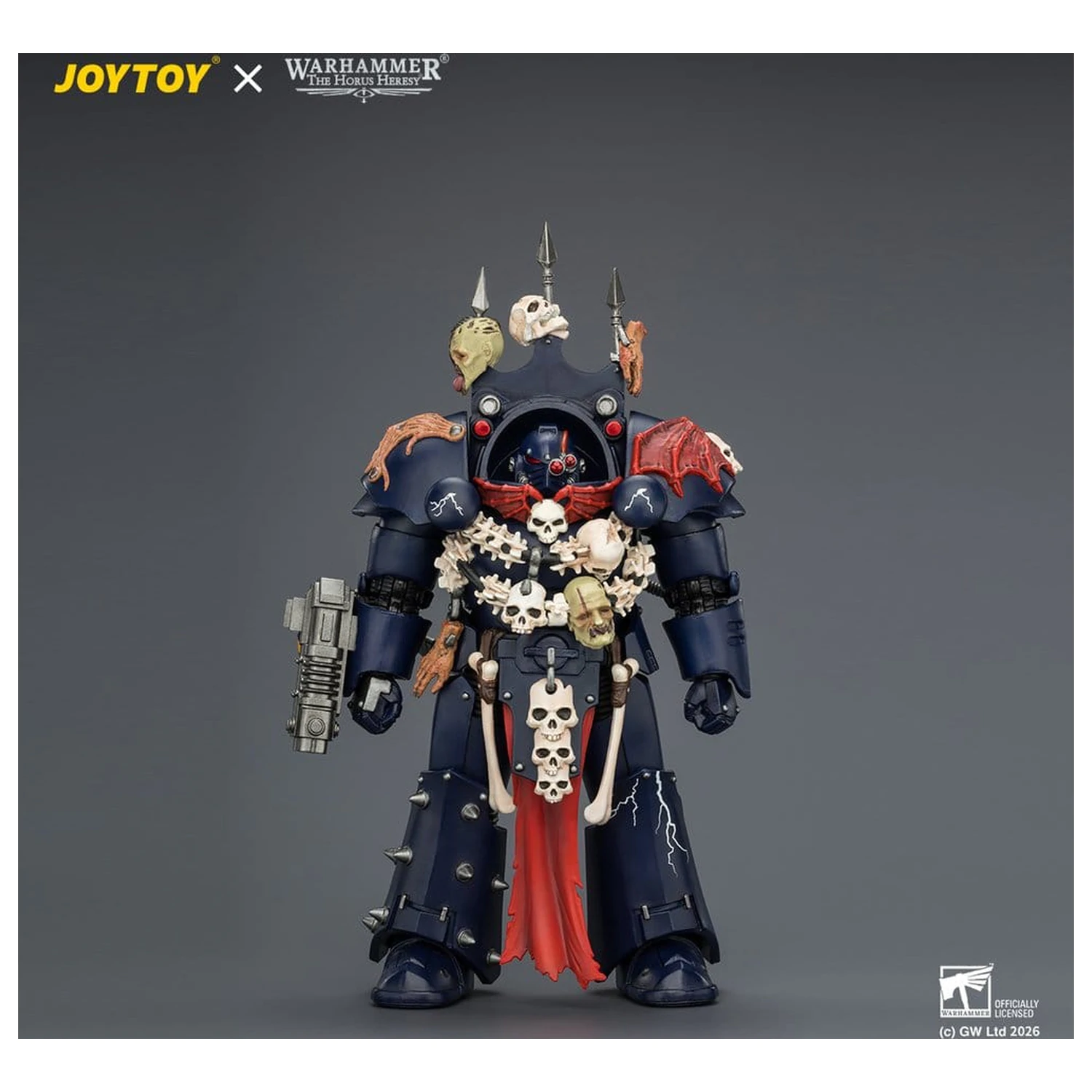 Warhammer The Horus Heresy akcijska figura Night Lords Legion Praetor v Tartaros Terminator oklepu 14 cm fotografija izdelka