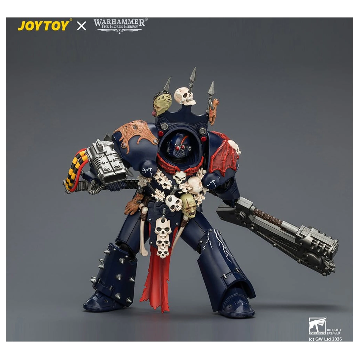 Warhammer The Horus Heresy akcijska figura Night Lords Legion Praetor v Tartaros Terminator oklepu 14 cm fotografija izdelka