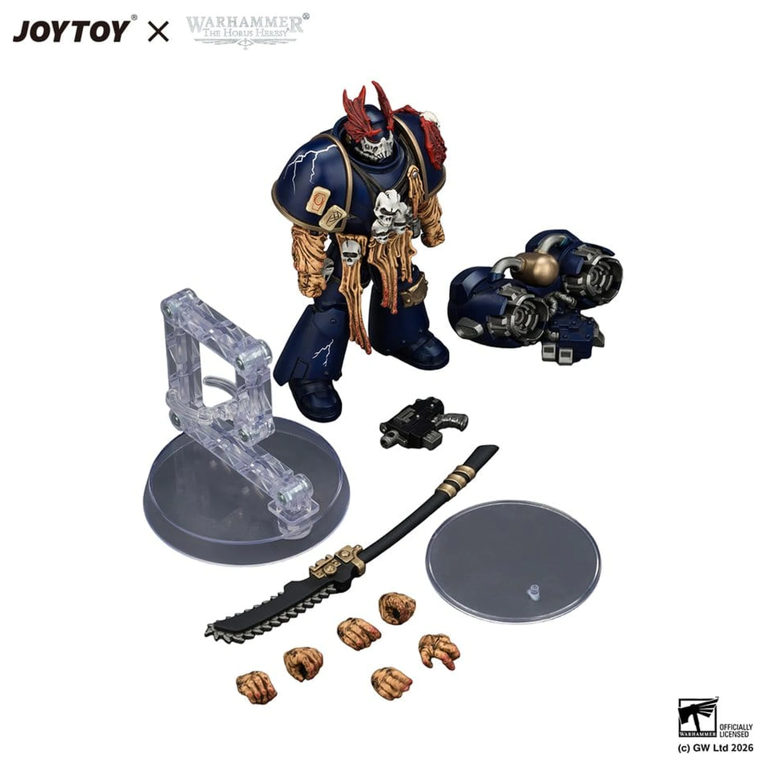 Warhammer The Horus Heresy akcijska figura Night Lords Night Raptor Huntmaster 12 cm fotografija izdelka