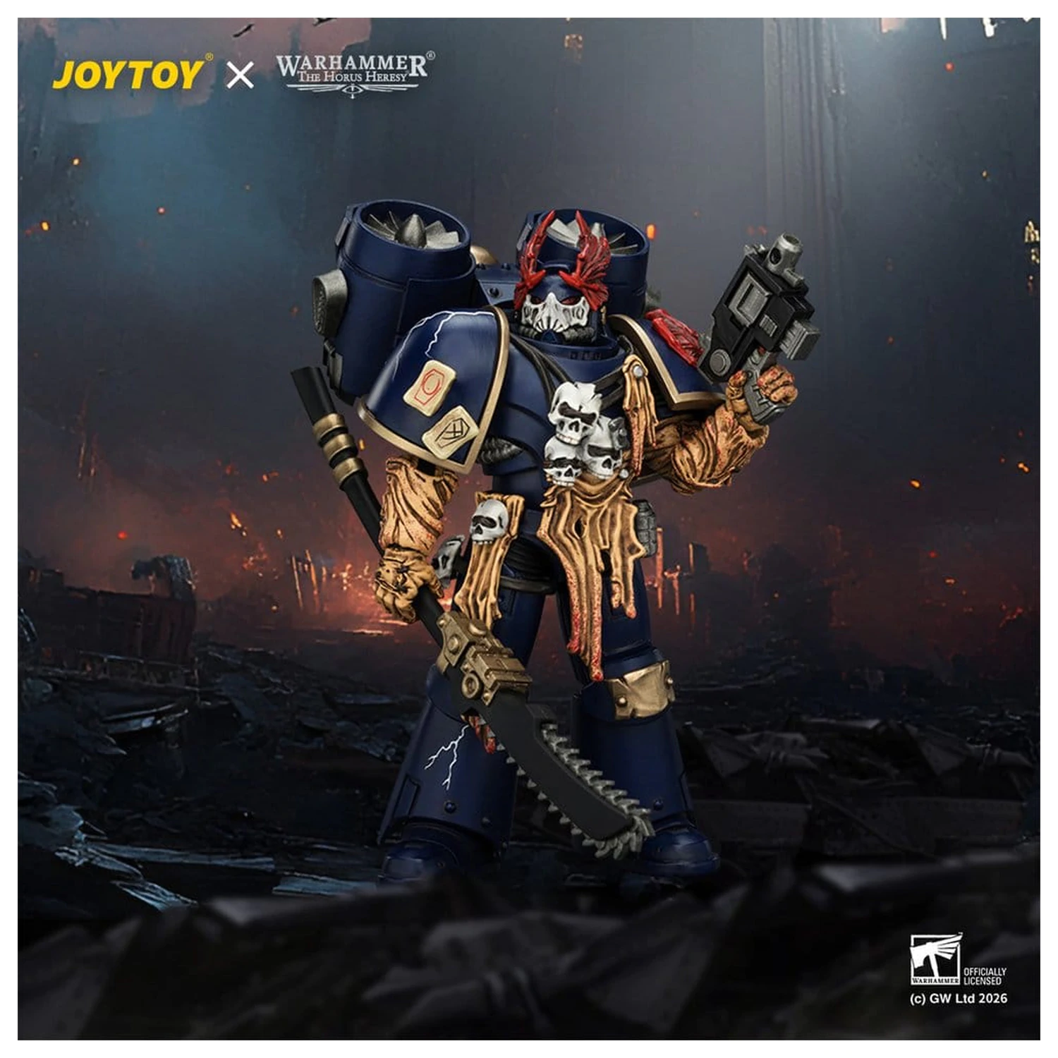 Warhammer The Horus Heresy akcijska figura Night Lords Night Raptor Huntmaster 12 cm fotografija izdelka