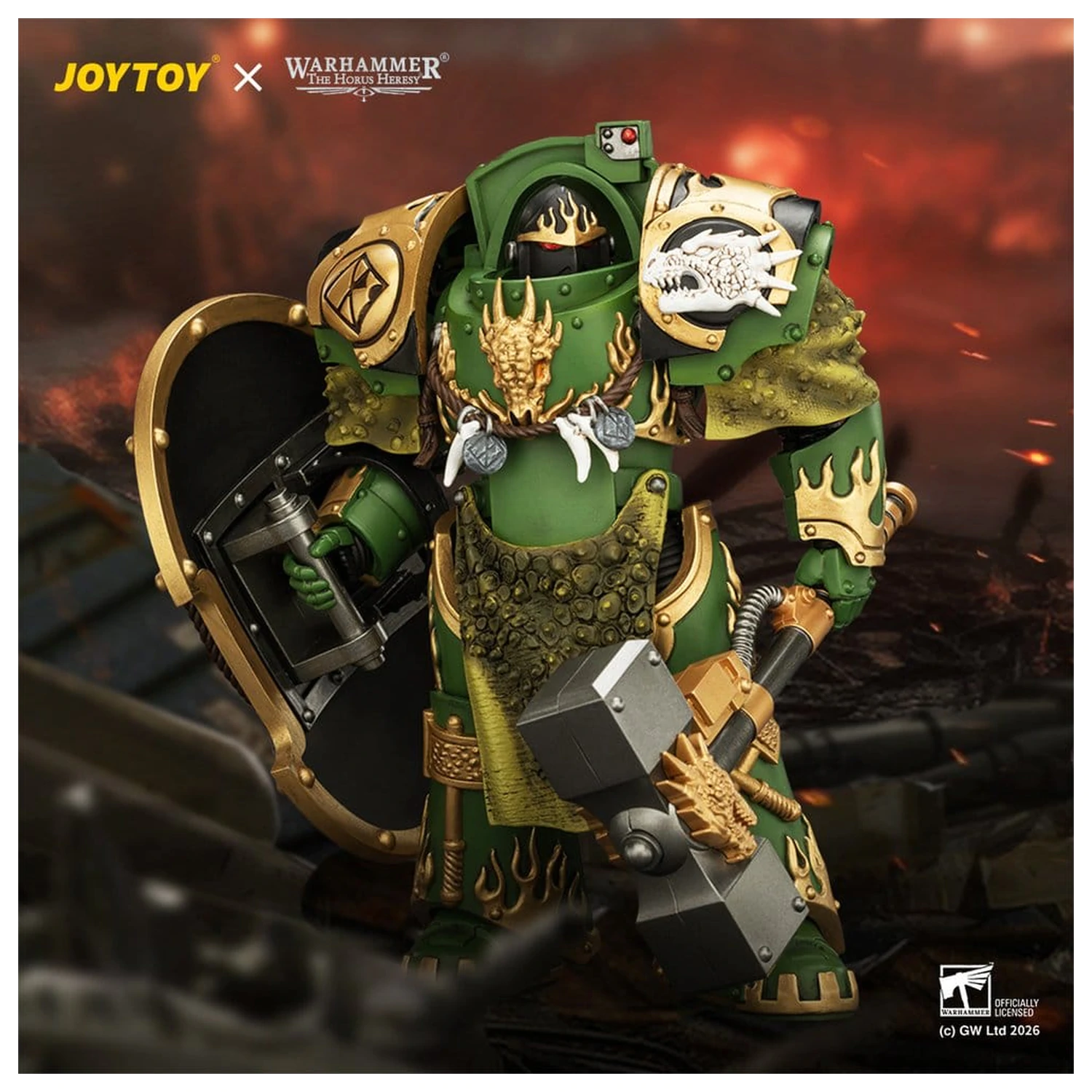 Warhammer The Horus Heresy akcijska figura Salamanders Firedrake Terminator 1 14 cm fotografija izdelka