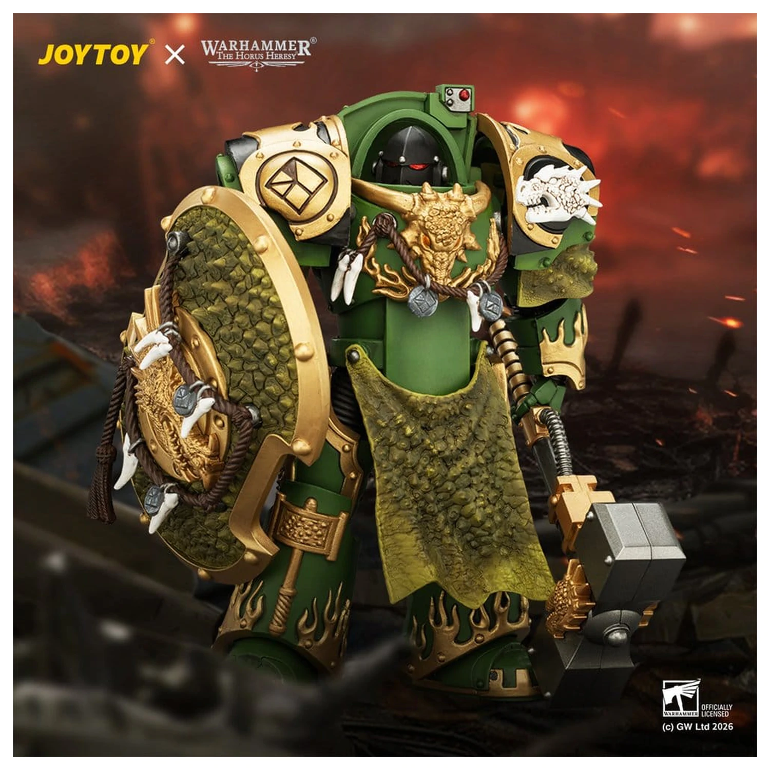 Warhammer The Horus Heresy akcijska figura Salamanders Firedrake Terminator 2 14 cm fotografija izdelka