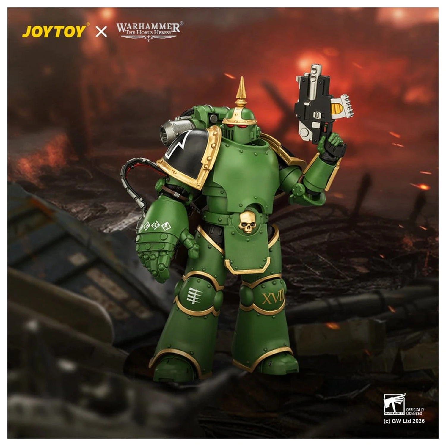Warhammer The Horus Heresy akcijska figura Salamanders MK III Tactical Legionary 12 cm fotografija izdelka