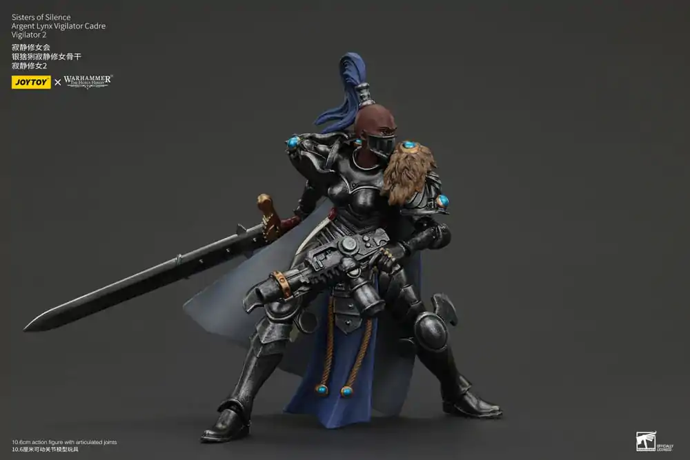 Warhammer The Horus Heresy Akcijska figura Sisters of Silence Argent Lynx Vigilator Cadre Vigilator 2 19 cm fotografija izdelka