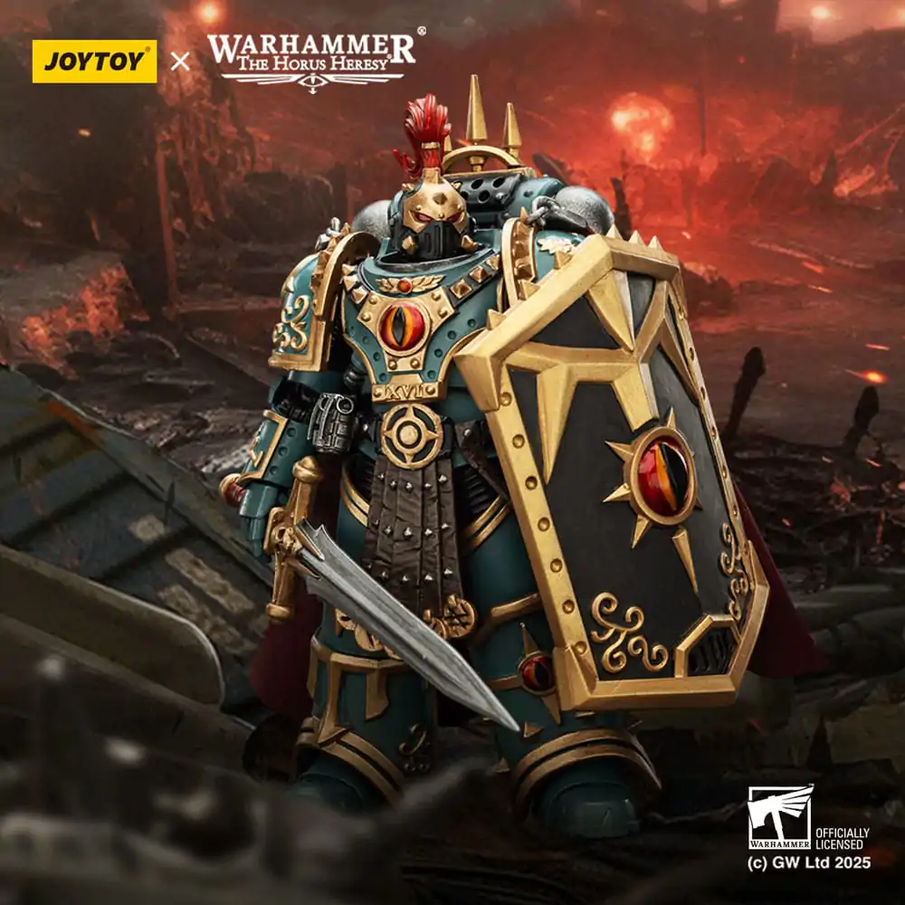 Warhammer The Horus Heresy akcijska figura Sons of Horus Little Horus Aximand kapitan 5. čete 20 cm fotografija izdelka