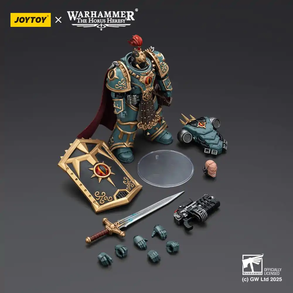 Warhammer The Horus Heresy akcijska figura Sons of Horus Little Horus Aximand kapitan 5. čete 20 cm fotografija izdelka