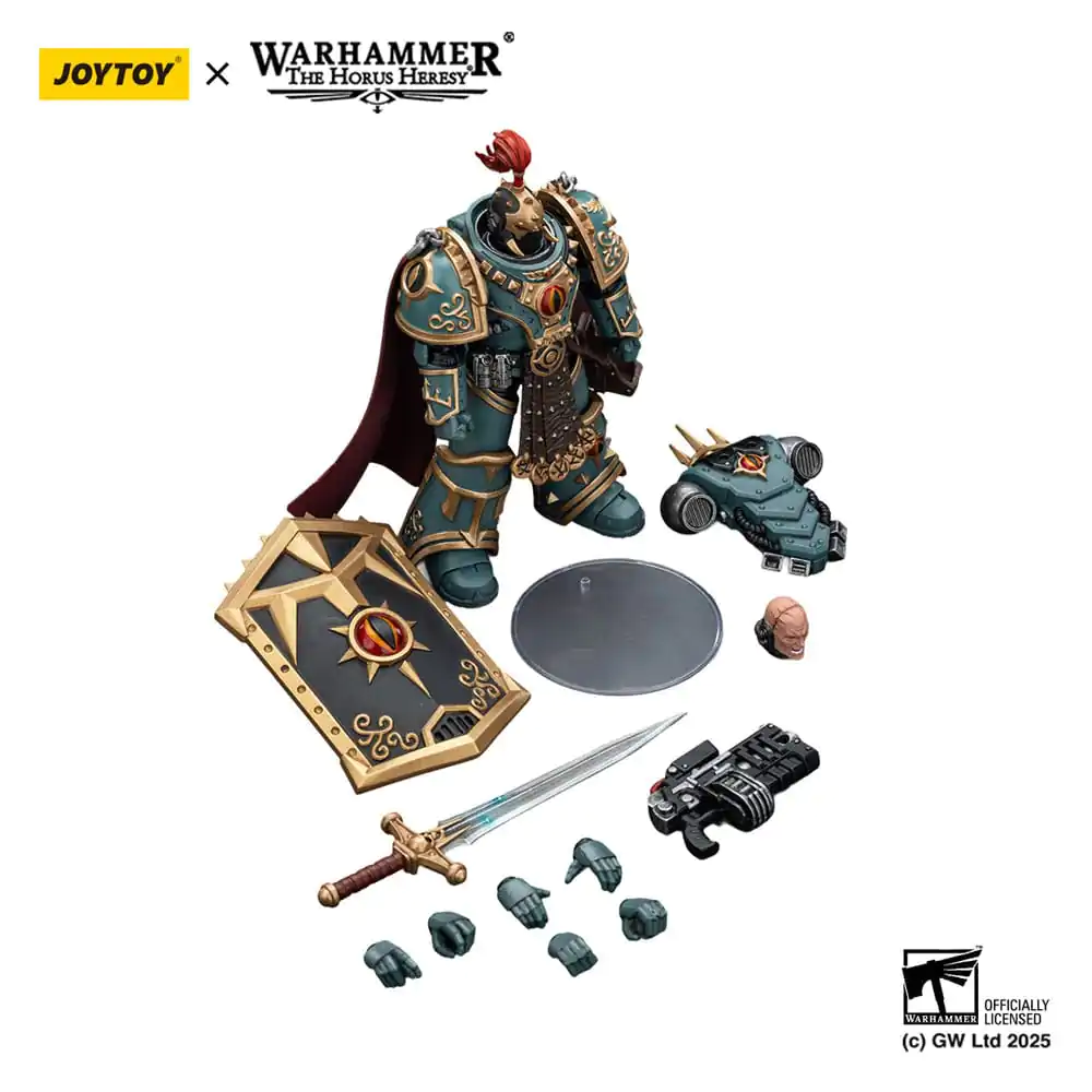 Warhammer The Horus Heresy akcijska figura Sons of Horus Little Horus Aximand kapitan 5. čete 20 cm fotografija izdelka