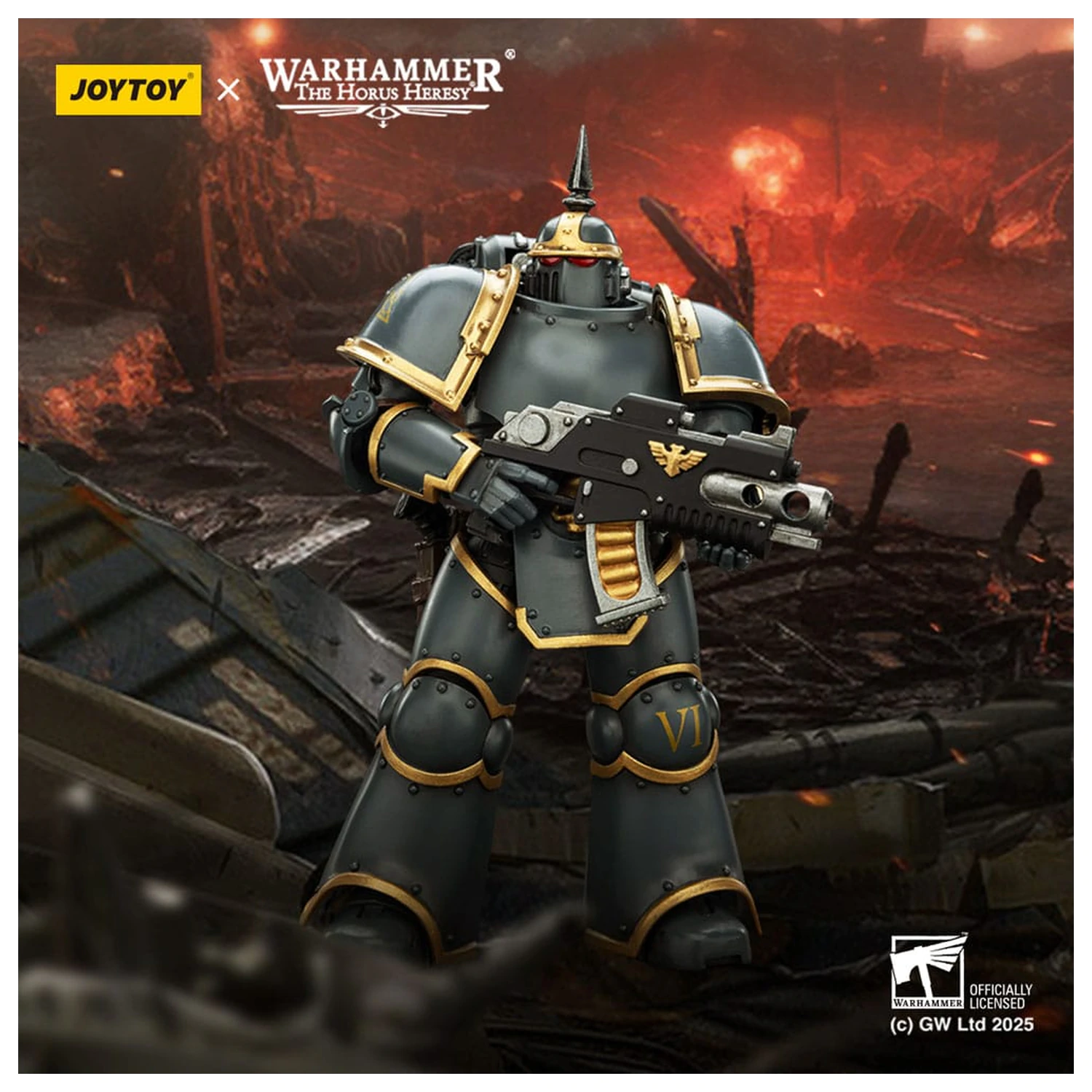 Warhammer The Horus Heresy akcijska figura Space Wolves MK lll Tactical Legionary 12 cm fotografija izdelka