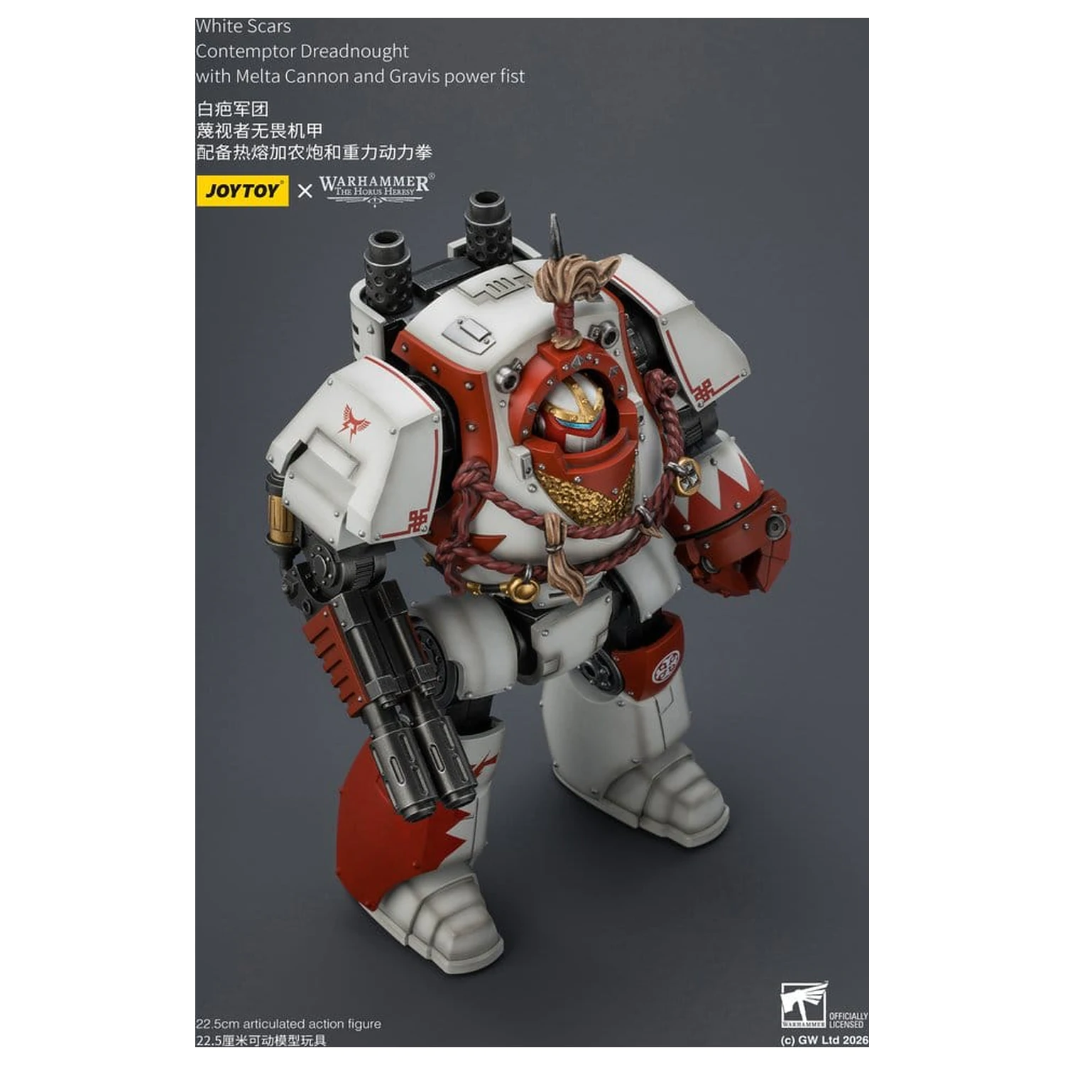 Warhammer The Horus Heresy akcijska figura White Scars Contemptor Dreadnought 23 cm fotografija izdelka