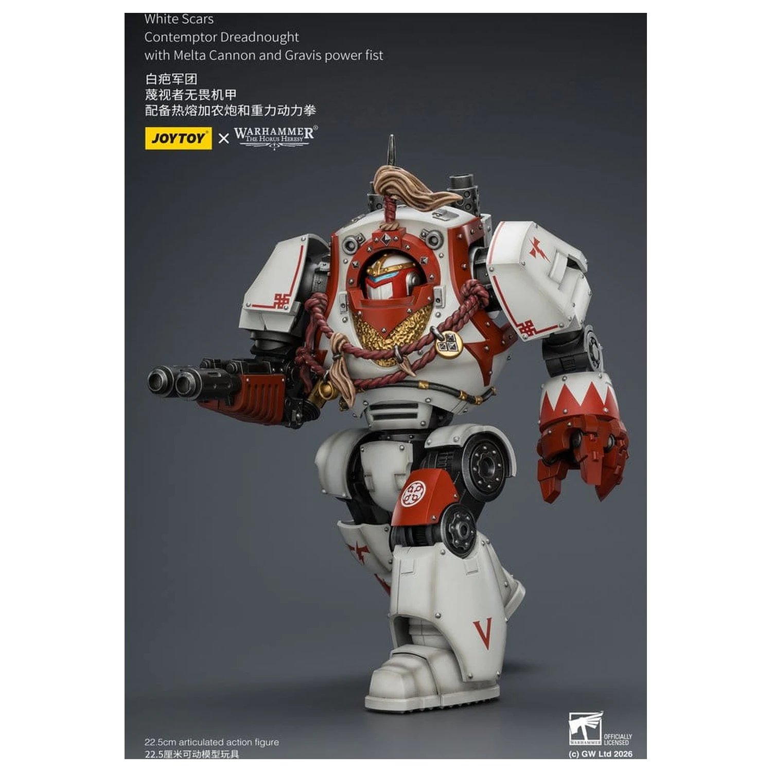 Warhammer The Horus Heresy akcijska figura White Scars Contemptor Dreadnought 23 cm fotografija izdelka
