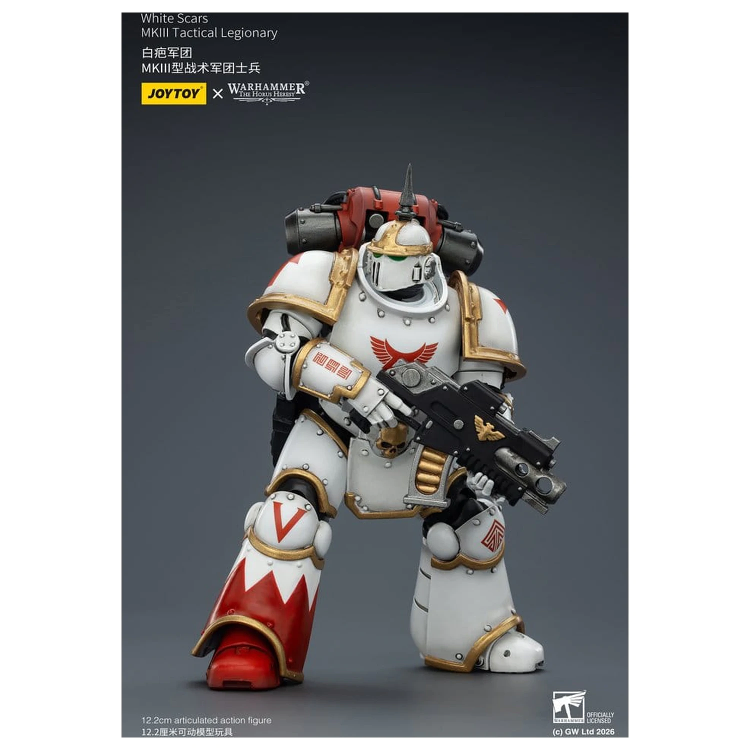 Warhammer The Horus Heresy akcijska figura White Scars MKIll Tactical Legionary 12 cm fotografija izdelka