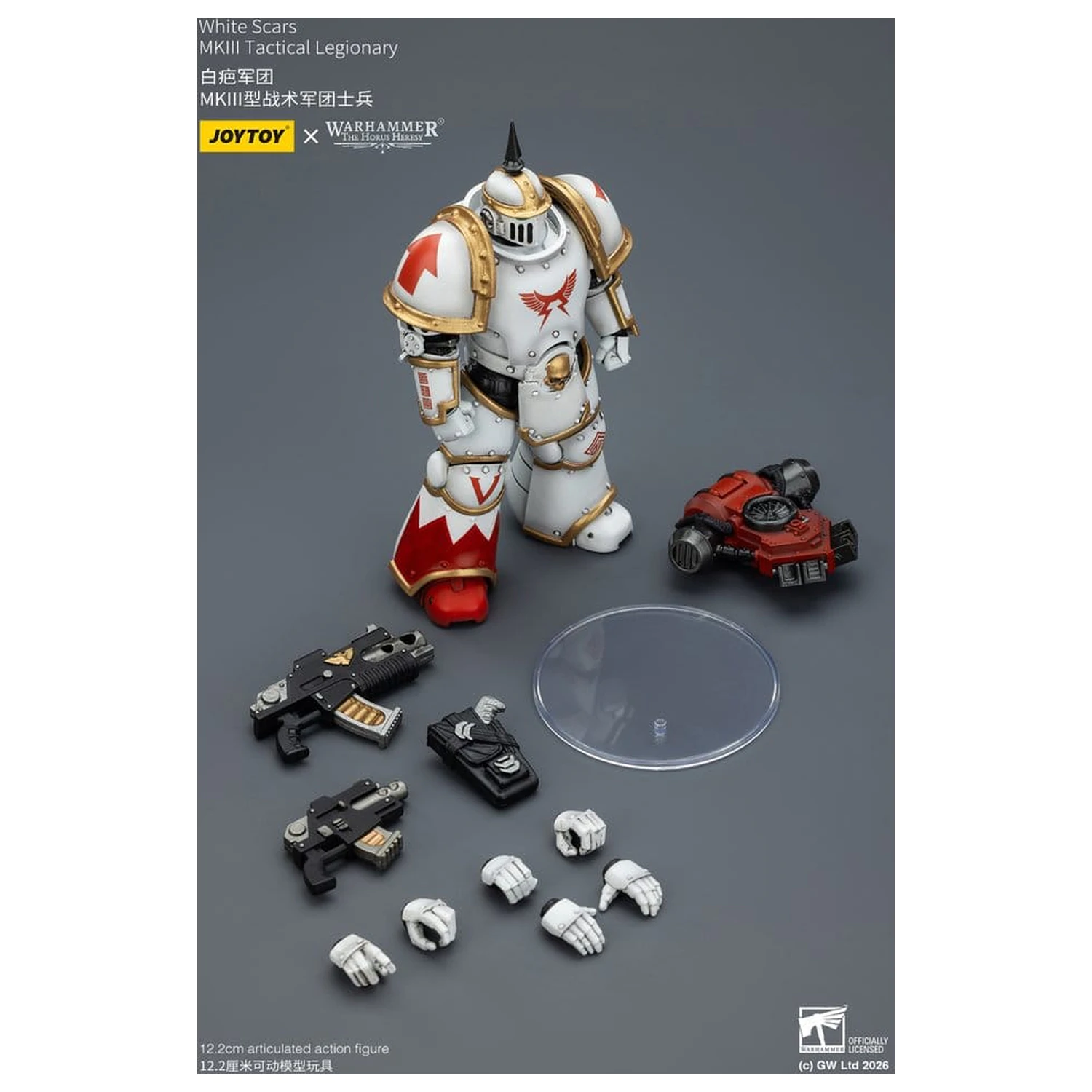 Warhammer The Horus Heresy akcijska figura White Scars MKIll Tactical Legionary 12 cm fotografija izdelka