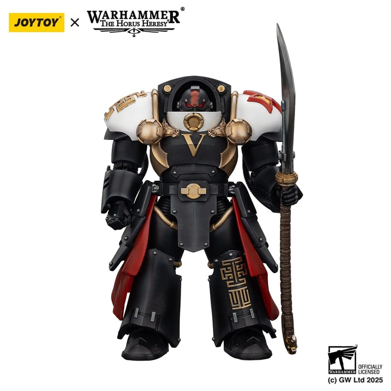 Warhammer The Horus Heresy akcijska figura White Scars Ebon Keshig Terminator 1 s Power Glaive 13 cm fotografija izdelka