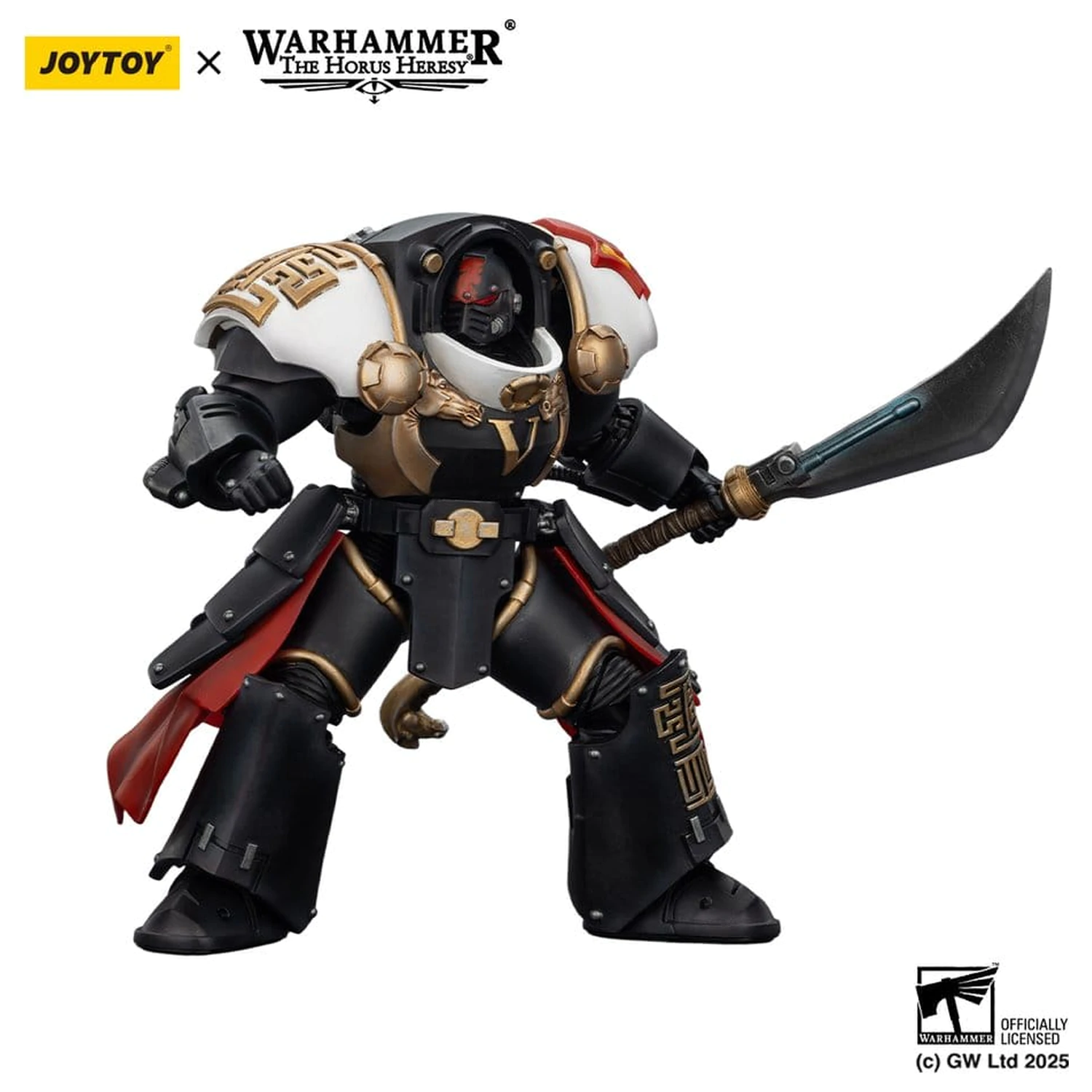 Warhammer The Horus Heresy akcijska figura White Scars Ebon Keshig Terminator 1 s Power Glaive 13 cm fotografija izdelka