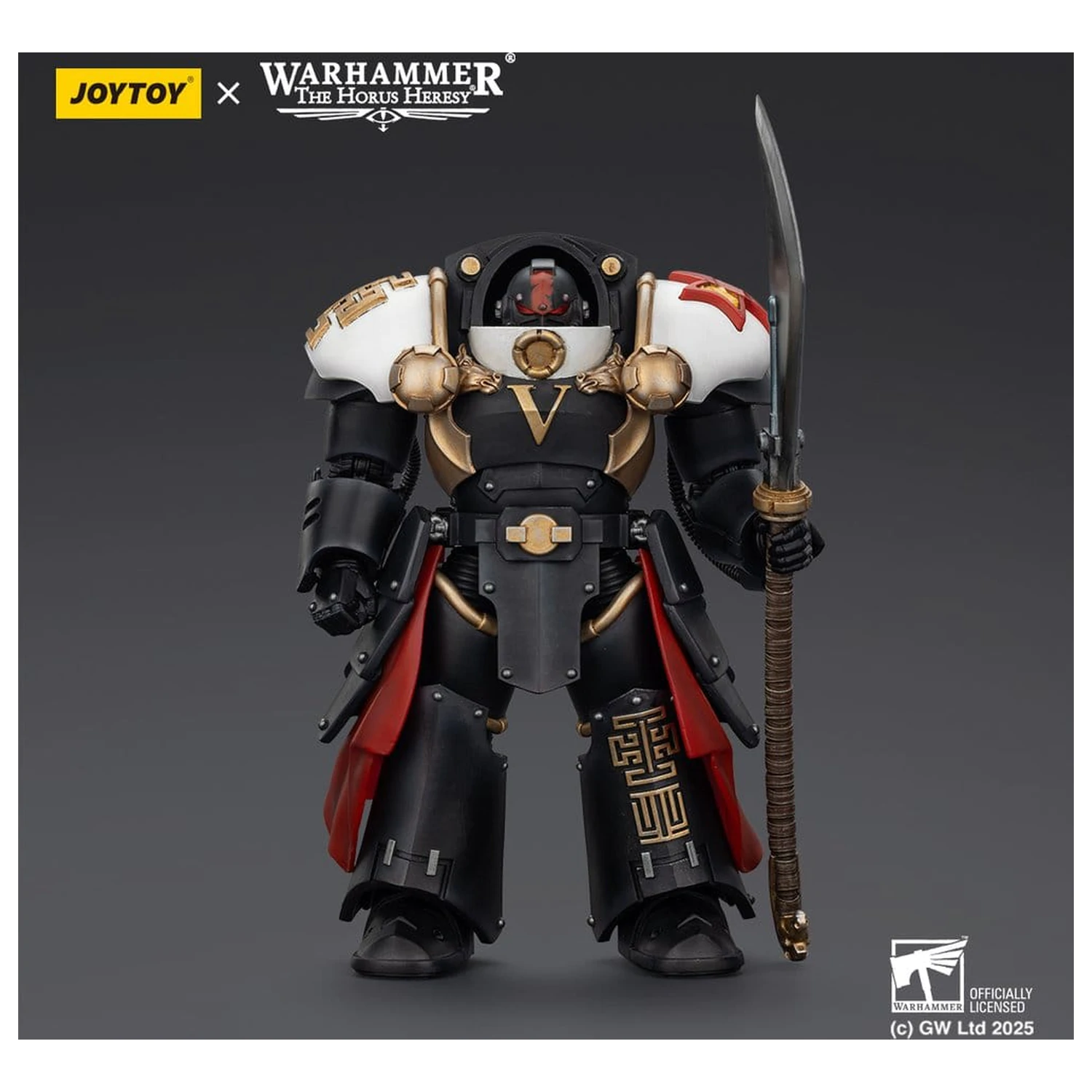 Warhammer The Horus Heresy akcijska figura White Scars Ebon Keshig Terminator 1 s Power Glaive 13 cm fotografija izdelka