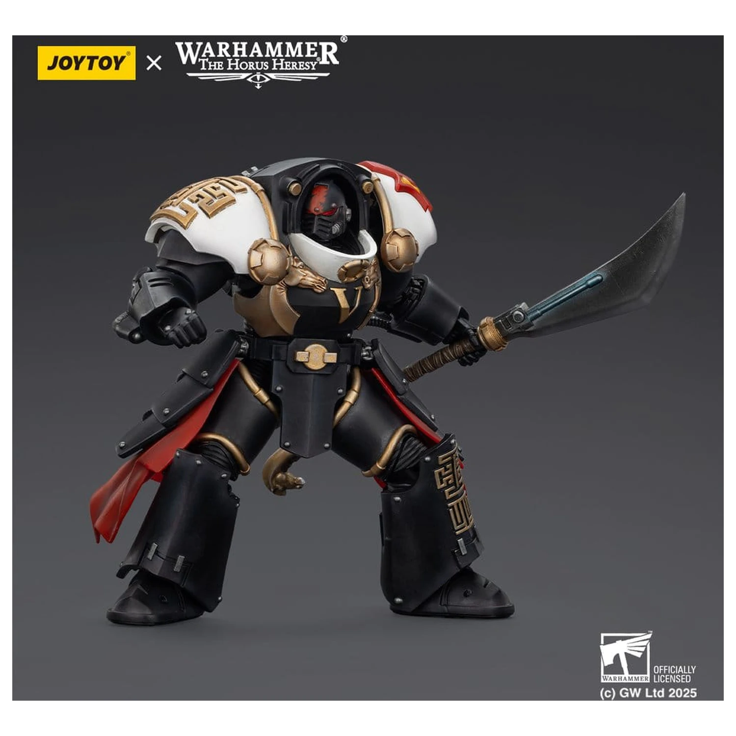 Warhammer The Horus Heresy akcijska figura White Scars Ebon Keshig Terminator 1 s Power Glaive 13 cm fotografija izdelka