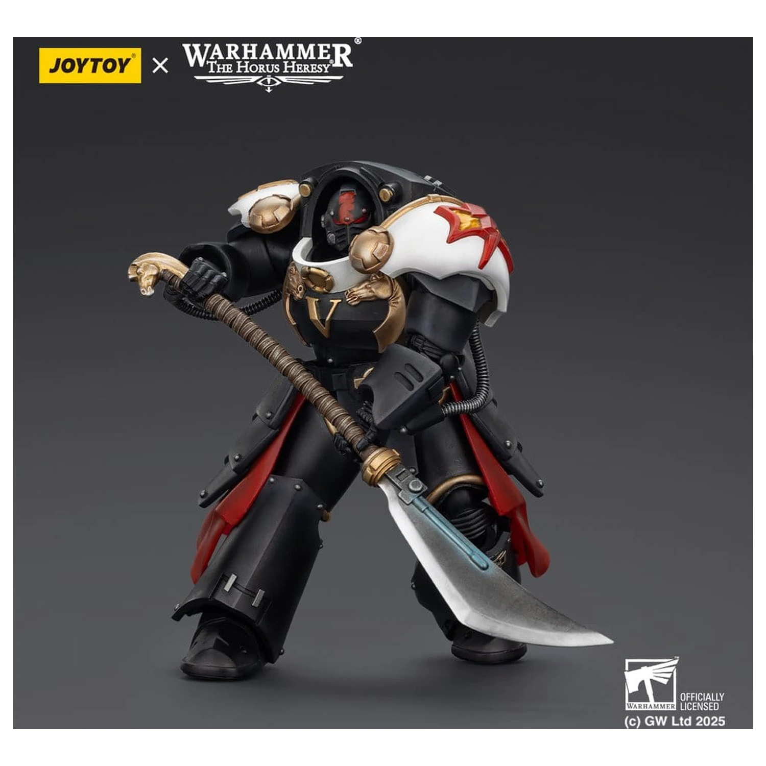 Warhammer The Horus Heresy akcijska figura White Scars Ebon Keshig Terminator 1 s Power Glaive 13 cm fotografija izdelka