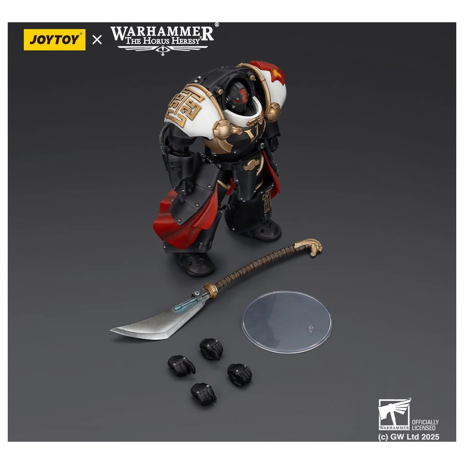 Warhammer The Horus Heresy akcijska figura White Scars Ebon Keshig Terminator 1 s Power Glaive 13 cm fotografija izdelka
