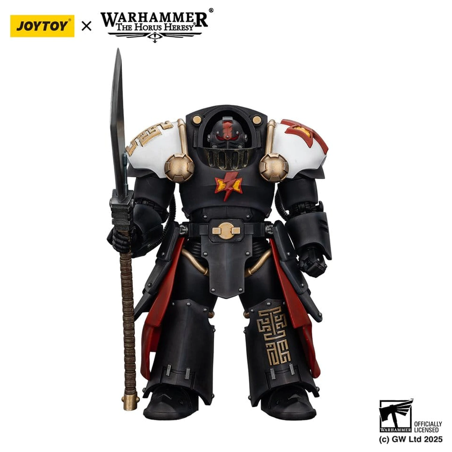 Warhammer The Horus Heresy akcijska figura White Scars Ebon Keshig Terminator 2 s Power Glaive 13 cm fotografija izdelka