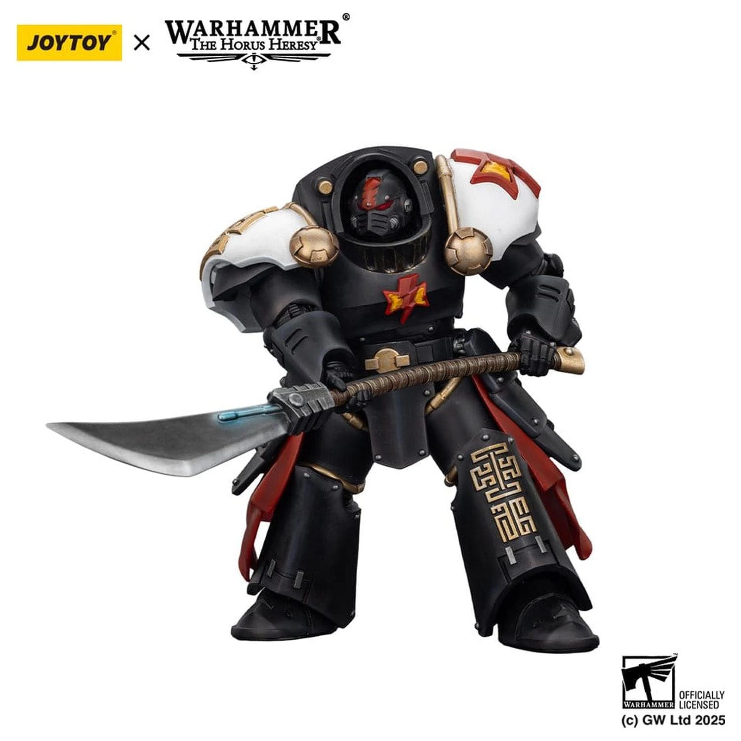 Warhammer The Horus Heresy akcijska figura White Scars Ebon Keshig Terminator 2 s Power Glaive 13 cm fotografija izdelka