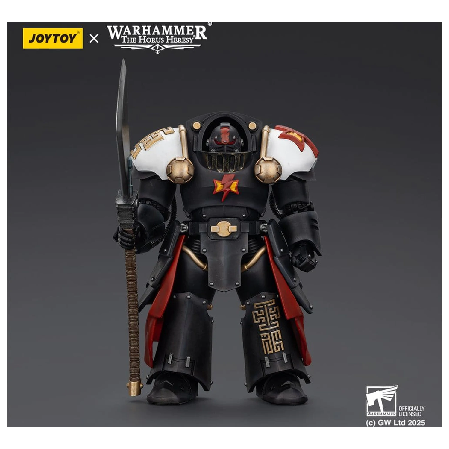 Warhammer The Horus Heresy akcijska figura White Scars Ebon Keshig Terminator 2 s Power Glaive 13 cm fotografija izdelka