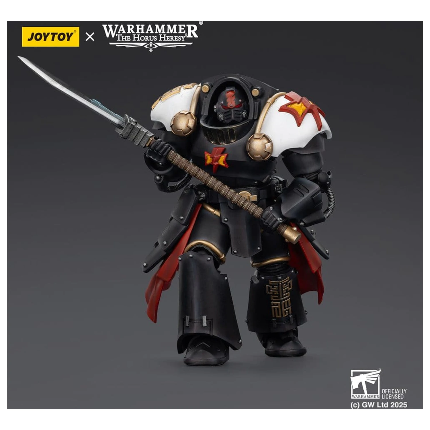 Warhammer The Horus Heresy akcijska figura White Scars Ebon Keshig Terminator 2 s Power Glaive 13 cm fotografija izdelka