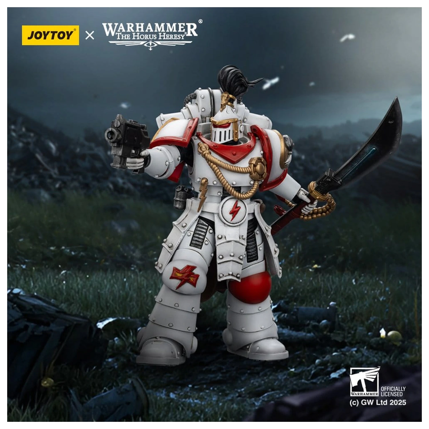 Warhammer The Horus Heresy akcijska figura White Scars Legion Praetor 12 cm fotografija izdelka