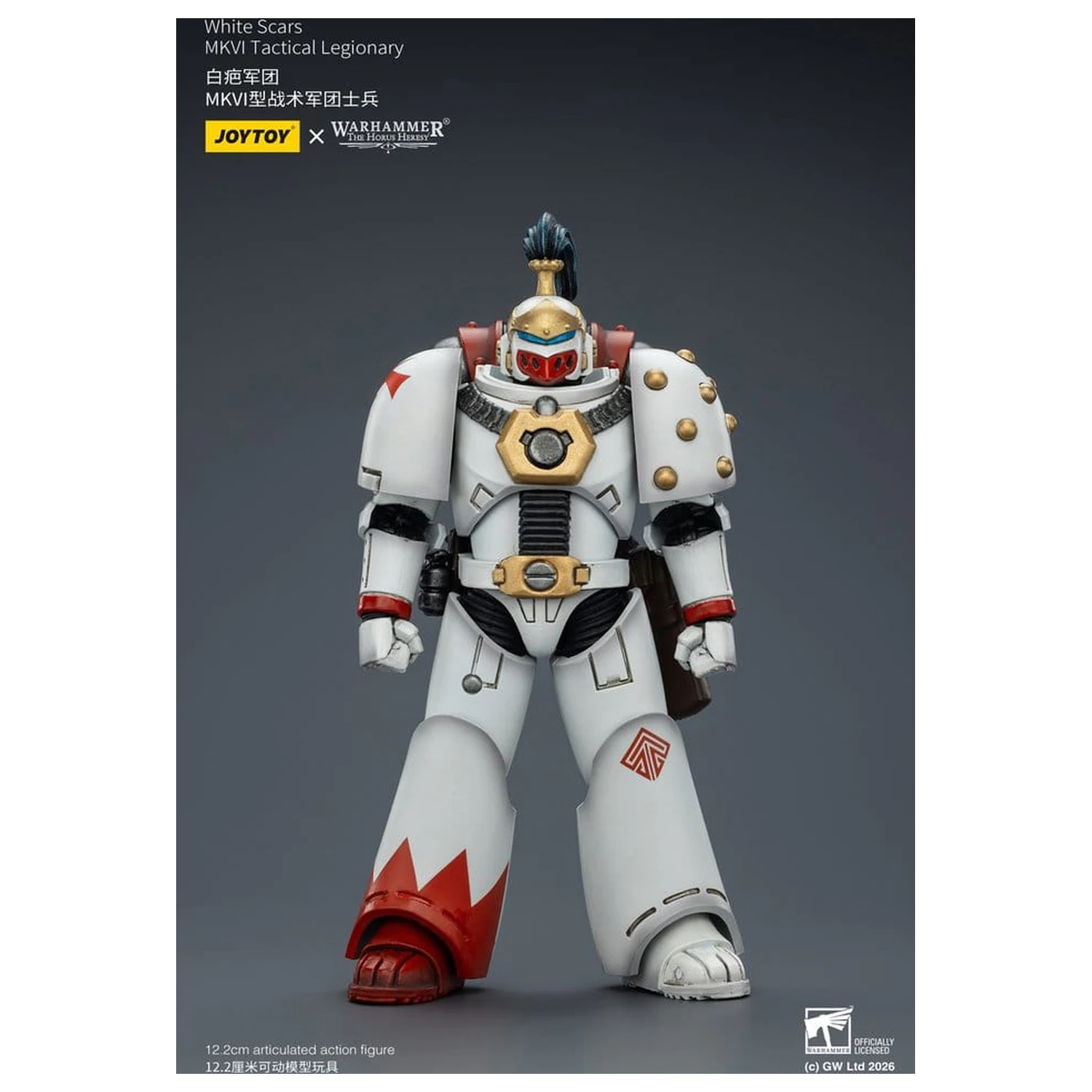 Warhammer The Horus Heresy akcijska figura White Scars MKVI taktični legionar 12 cm fotografija izdelka
