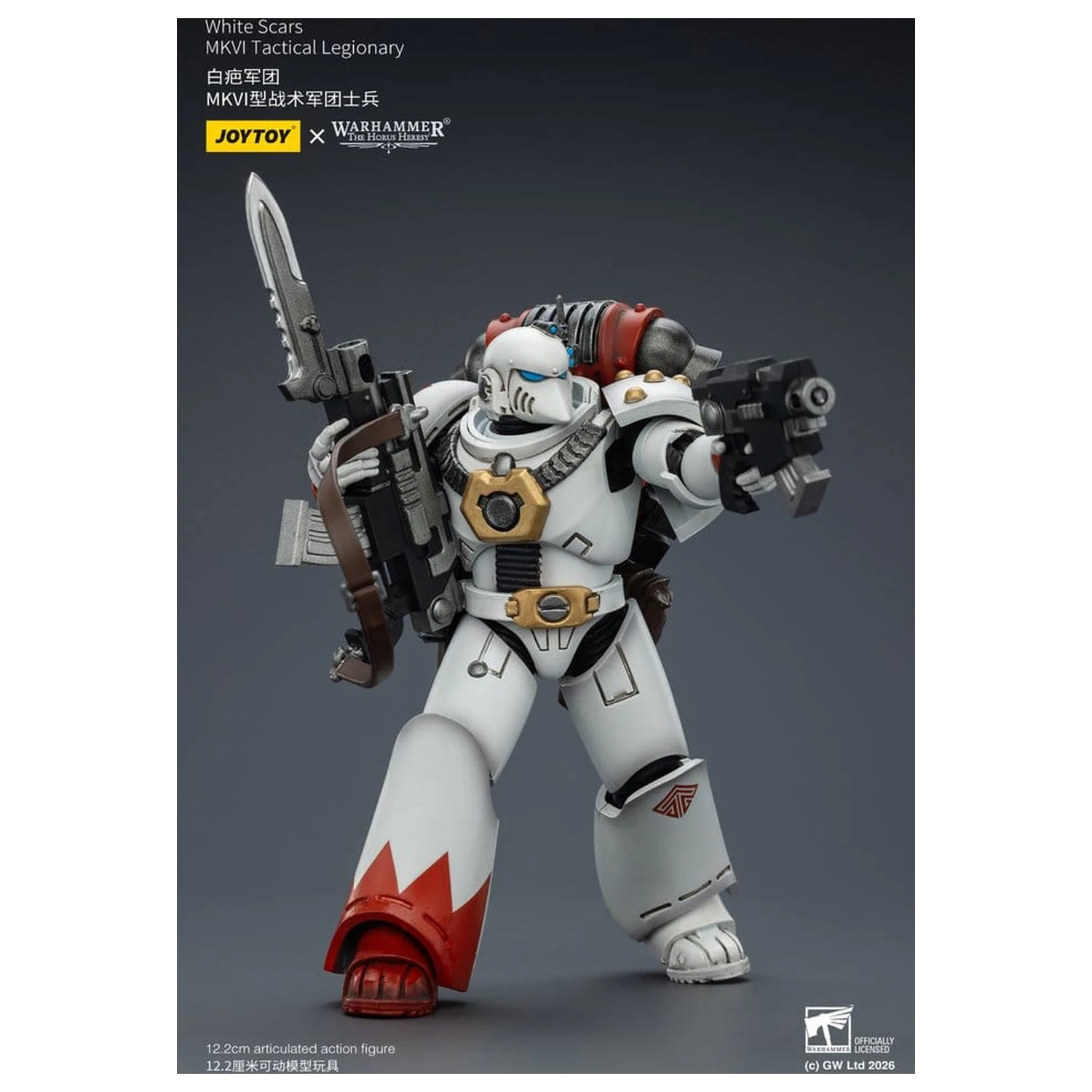 Warhammer The Horus Heresy akcijska figura White Scars MKVI taktični legionar 12 cm fotografija izdelka