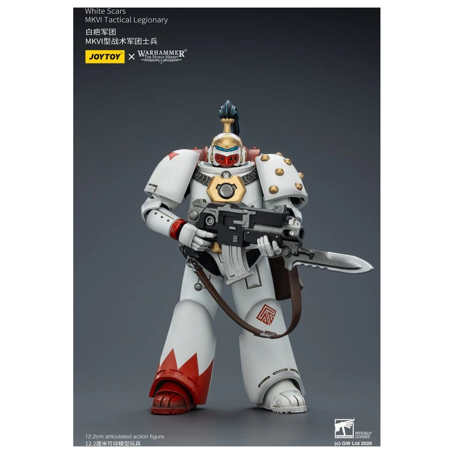 Warhammer The Horus Heresy akcijska figura White Scars MKVI taktični legionar 12 cm fotografija izdelka