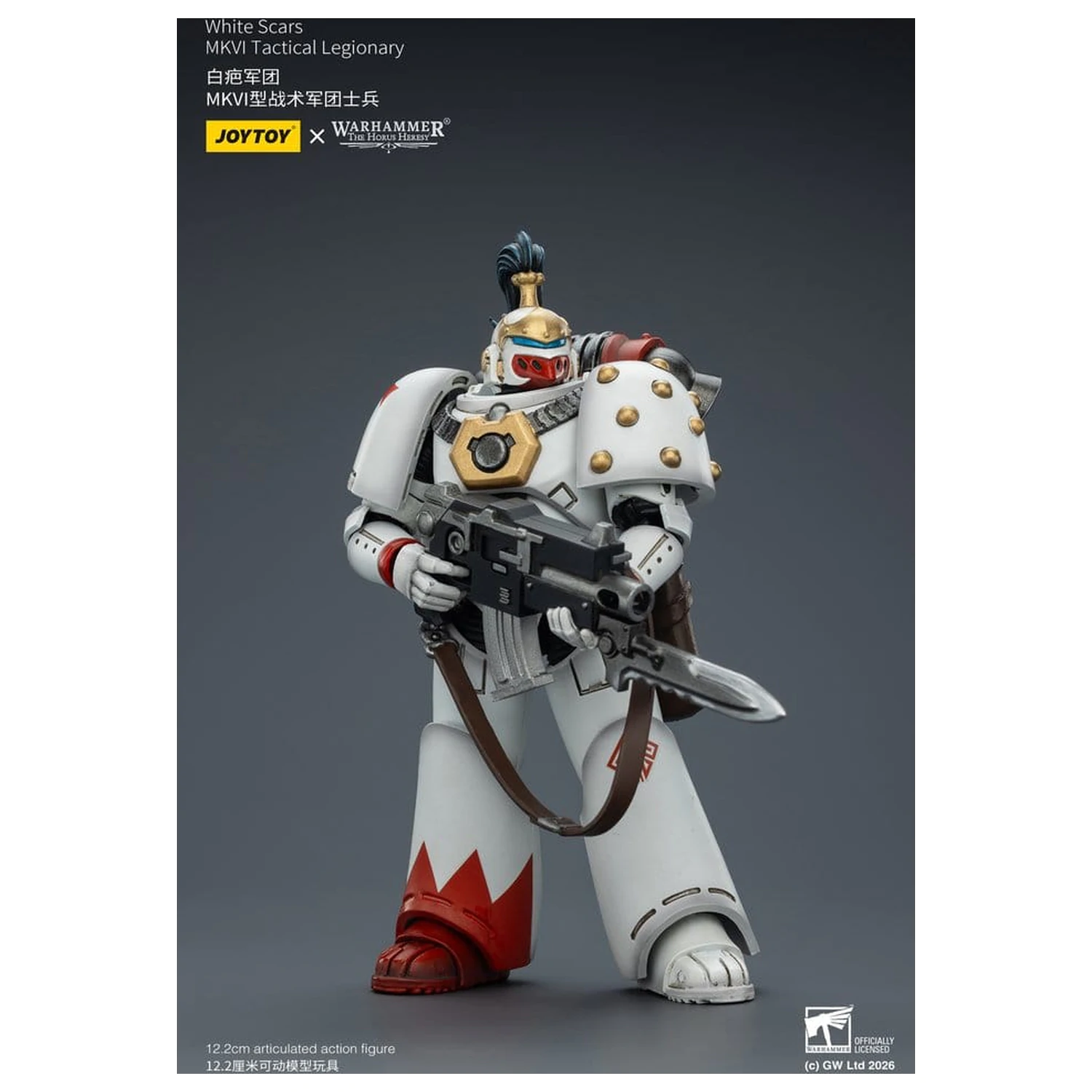 Warhammer The Horus Heresy akcijska figura White Scars MKVI taktični legionar 12 cm fotografija izdelka