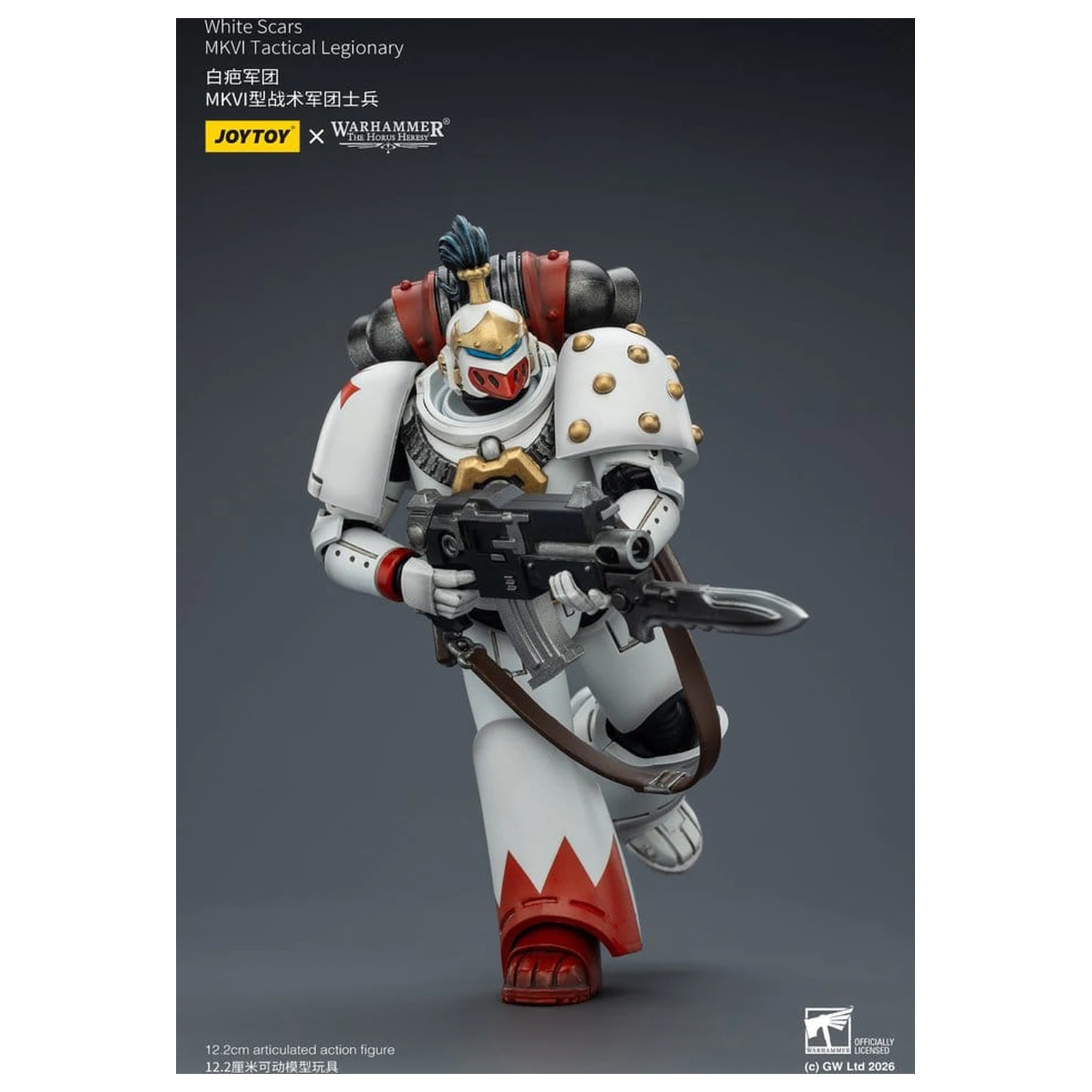 Warhammer The Horus Heresy akcijska figura White Scars MKVI taktični legionar 12 cm fotografija izdelka