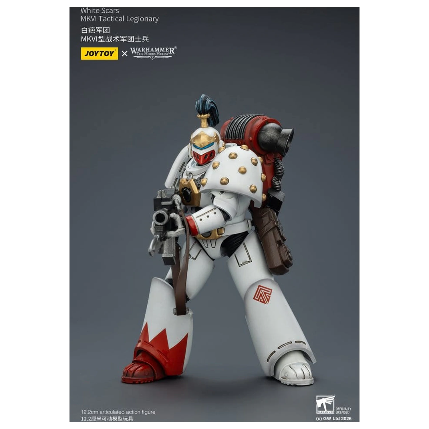 Warhammer The Horus Heresy akcijska figura White Scars MKVI taktični legionar 12 cm fotografija izdelka