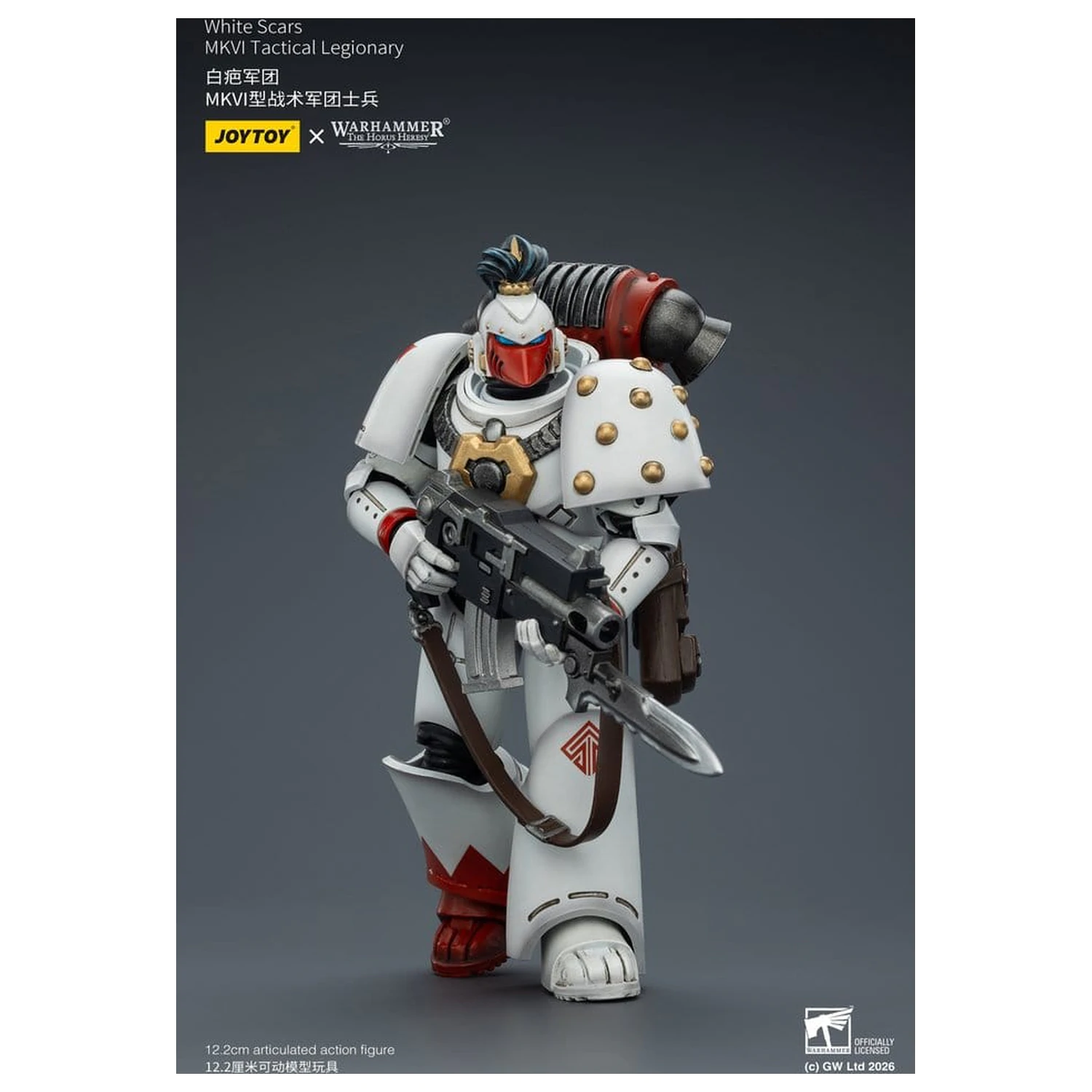 Warhammer The Horus Heresy akcijska figura White Scars MKVI taktični legionar 12 cm fotografija izdelka