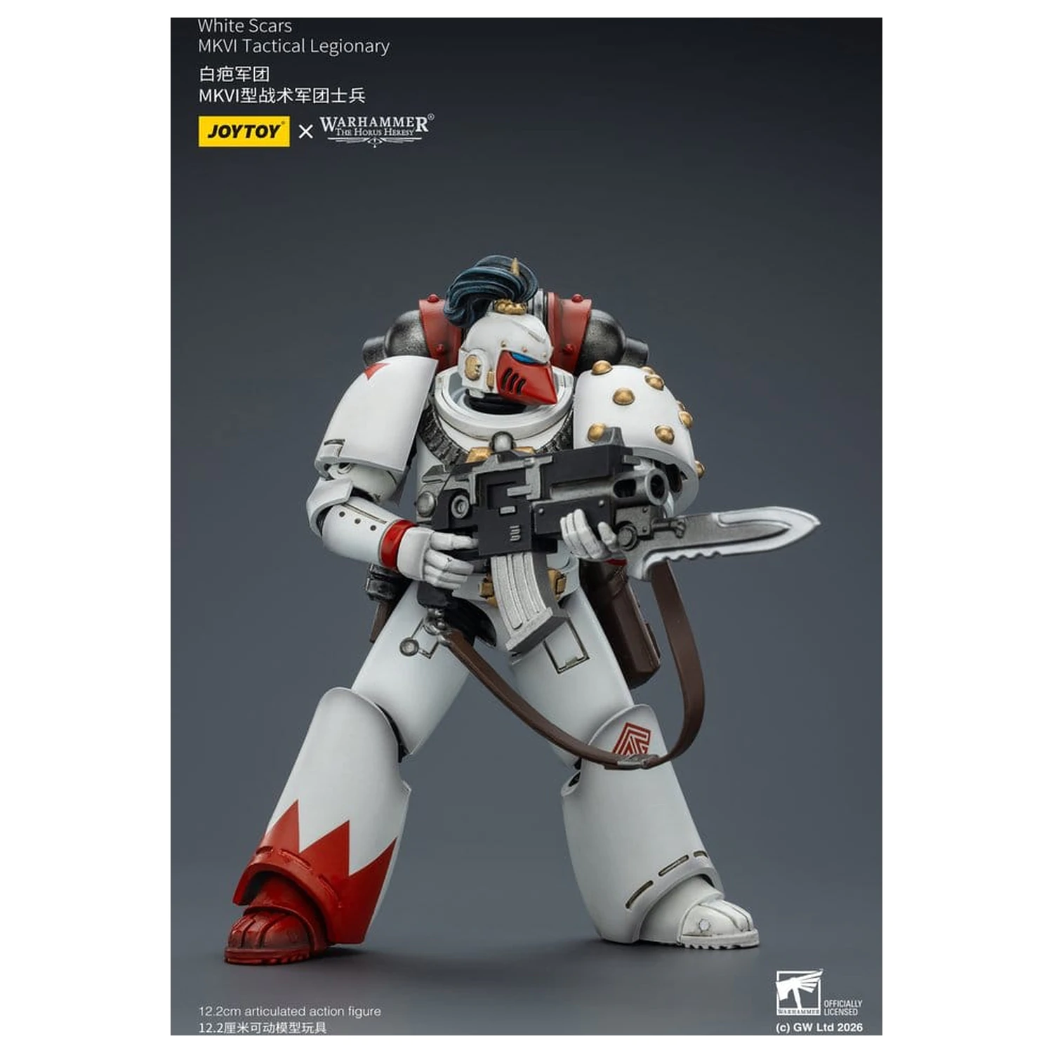 Warhammer The Horus Heresy akcijska figura White Scars MKVI taktični legionar 12 cm fotografija izdelka