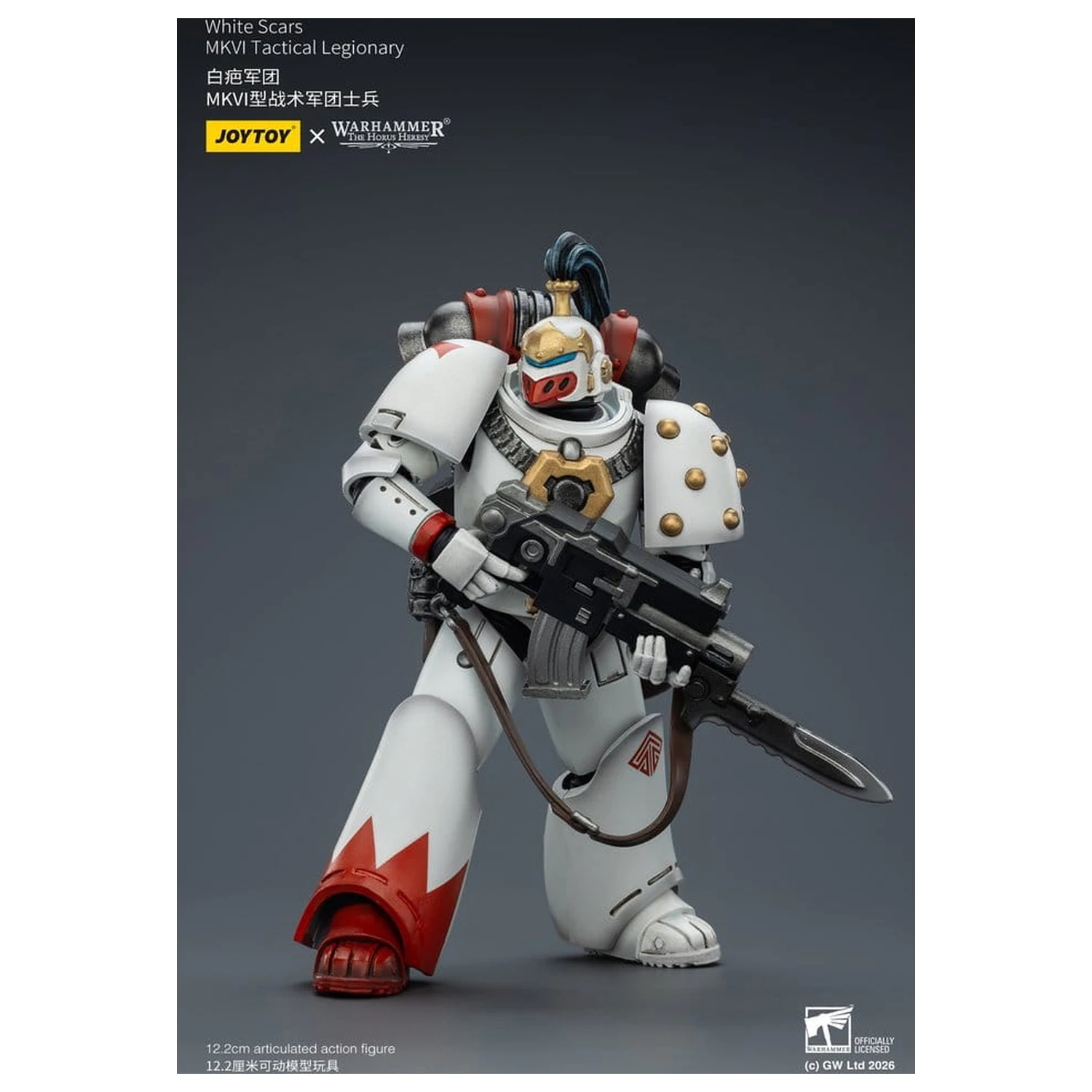 Warhammer The Horus Heresy akcijska figura White Scars MKVI taktični legionar 12 cm fotografija izdelka