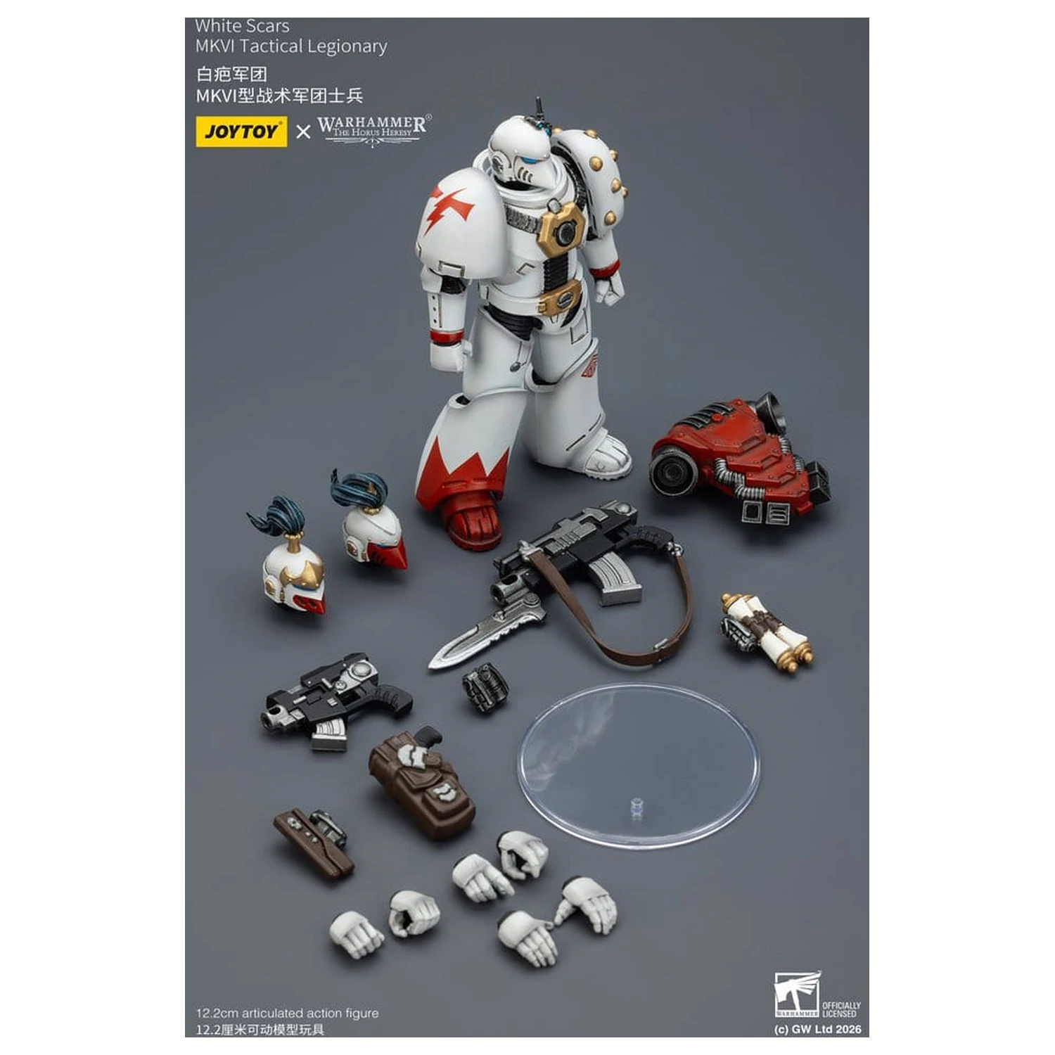 Warhammer The Horus Heresy akcijska figura White Scars MKVI taktični legionar 12 cm fotografija izdelka