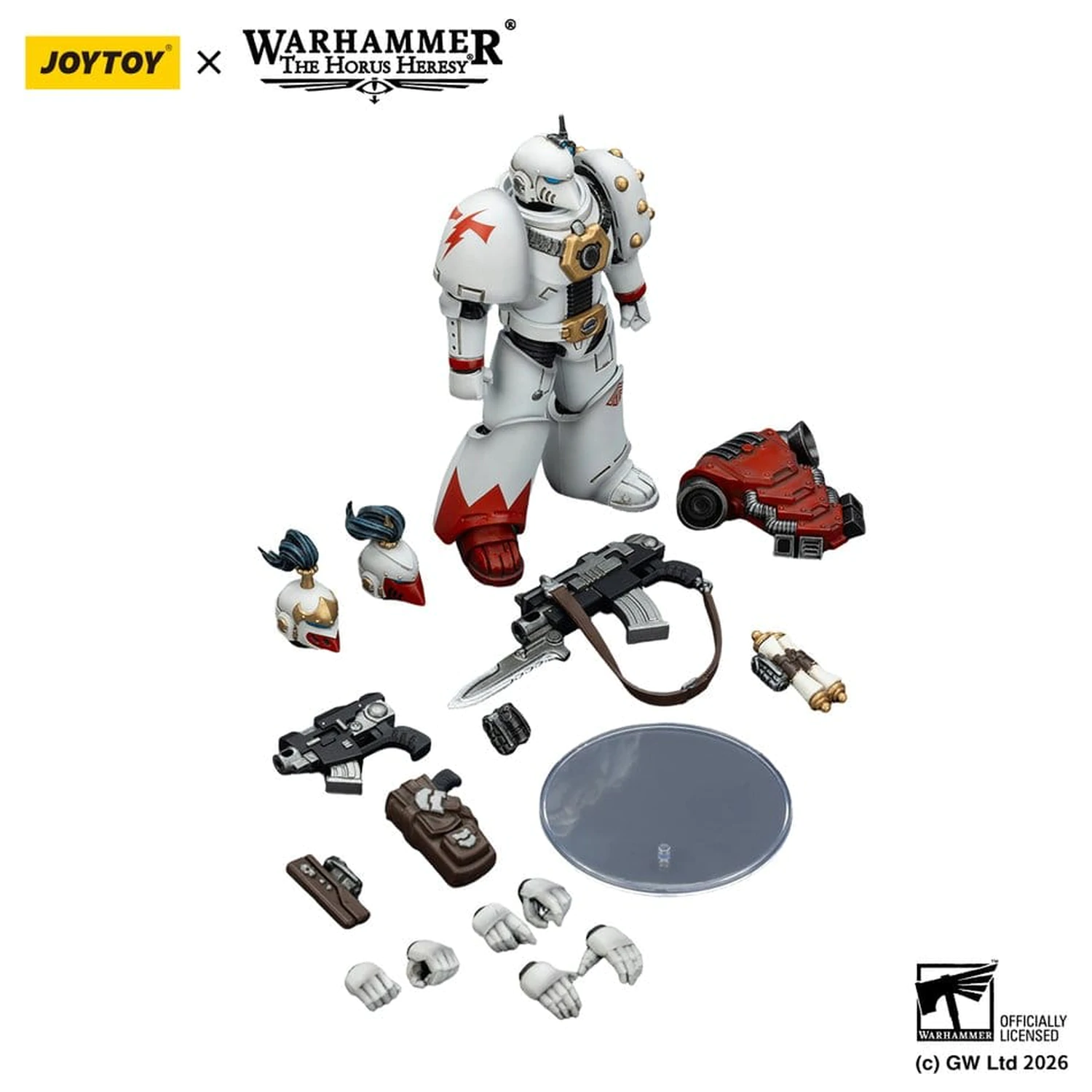Warhammer The Horus Heresy akcijska figura White Scars MKVI taktični legionar 12 cm fotografija izdelka