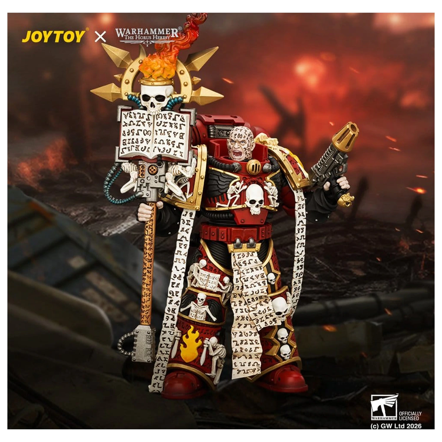 Warhammer The Horus Heresy Word Bearers figura Erebus, the Dark Apostle 13 cm fotografija izdelka