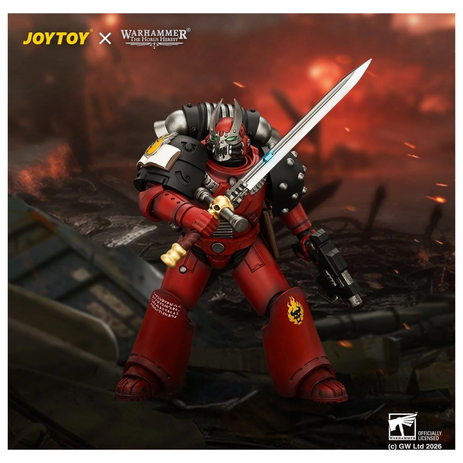 Warhammer The Horus Heresy Word Bearers figura MkVI Tactical Sergeant 12 cm fotografija izdelka