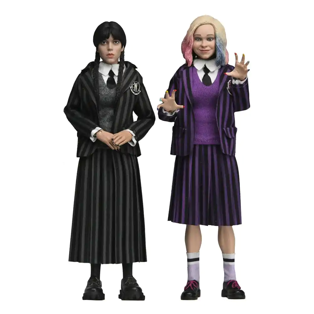 Wednesday Action Figures 2 Pack Wednesday Addams (Nevermore Uniform) in Enid 20 cm fotografija izdelka