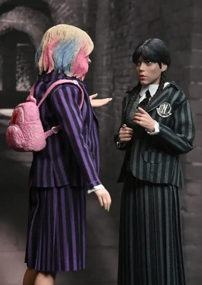 Wednesday Action Figures 2 Pack Wednesday Addams (Nevermore Uniform) in Enid 20 cm fotografija izdelka