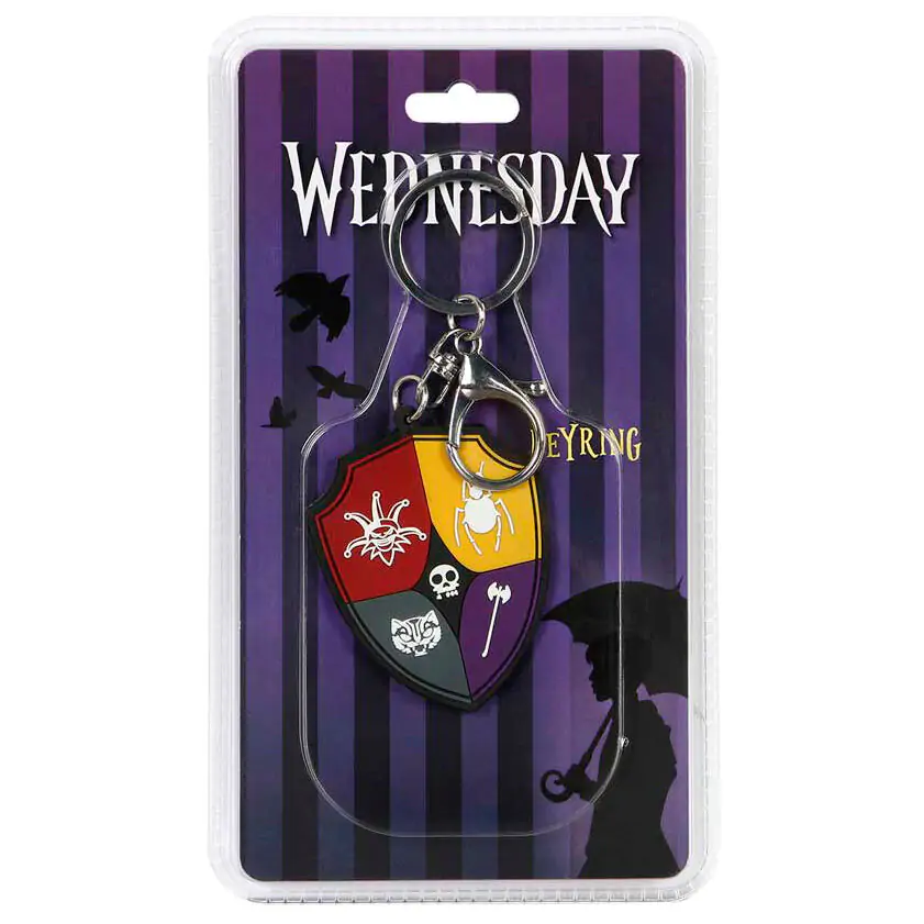 Wednesday Crest obesek za ključe fotografija izdelka
