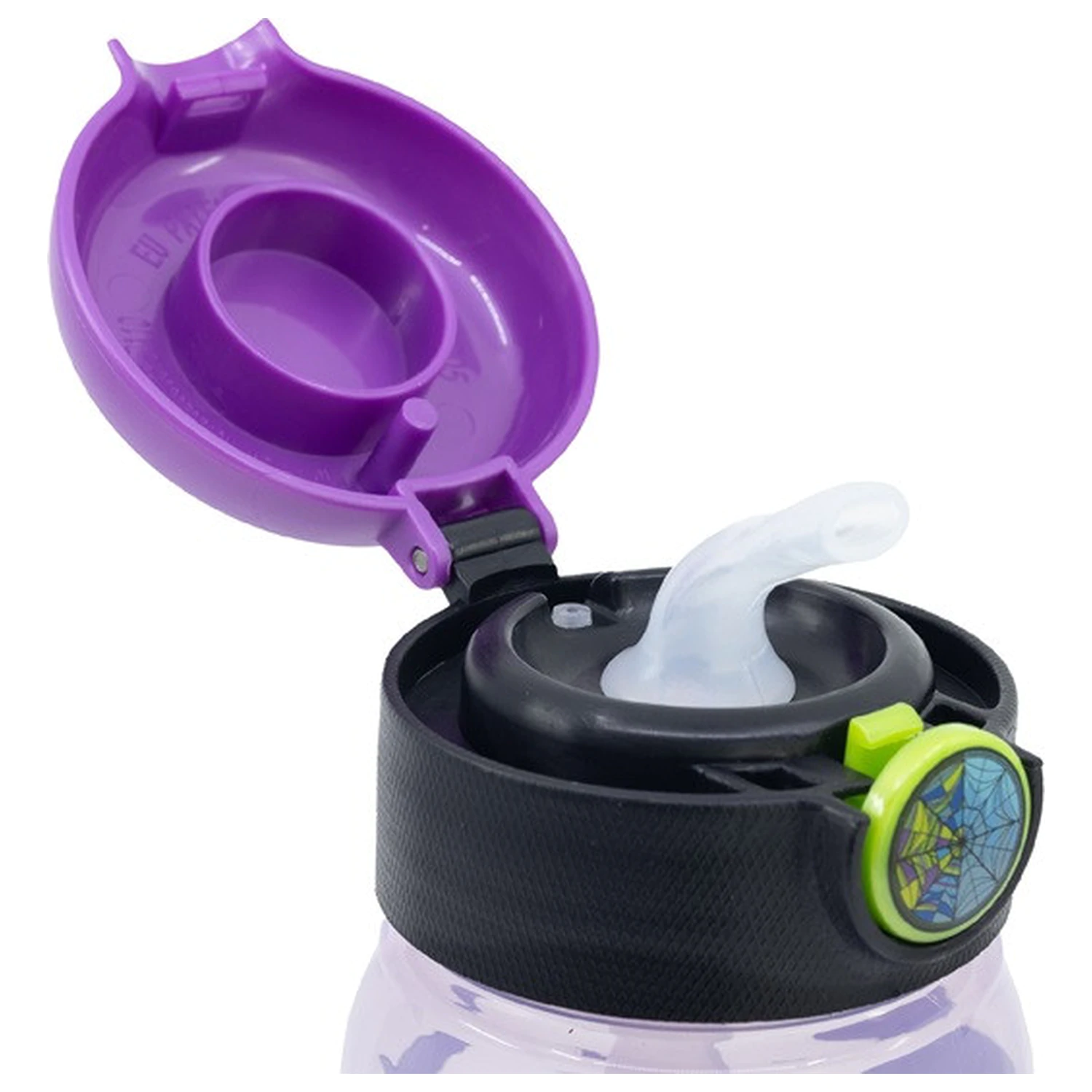 Wednesday Nevermore Academy steklenička s plastično slamico 510 ml fotografija izdelka