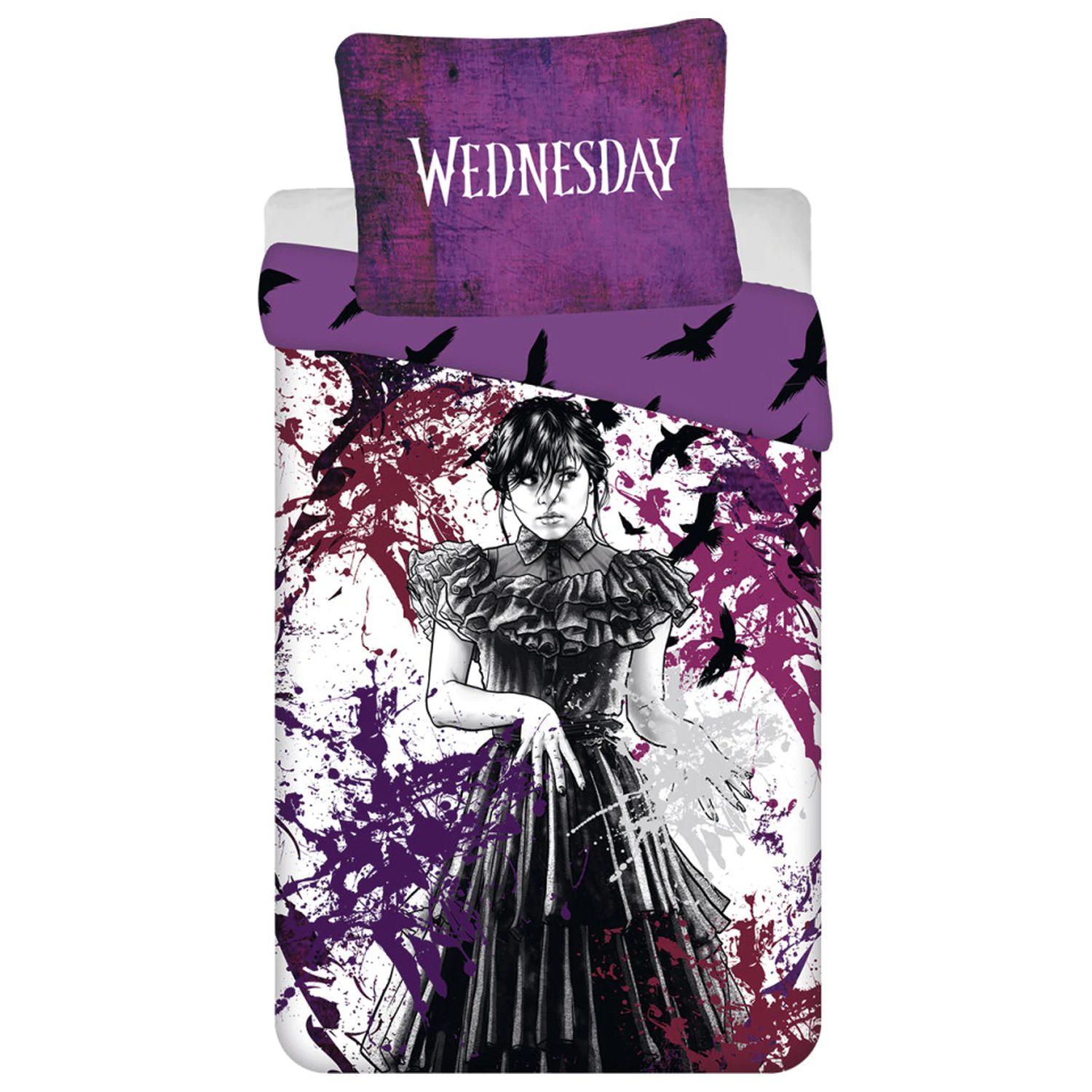 Wednesday Raven prevleka iz mikrovlaken za odejo fotografija izdelka