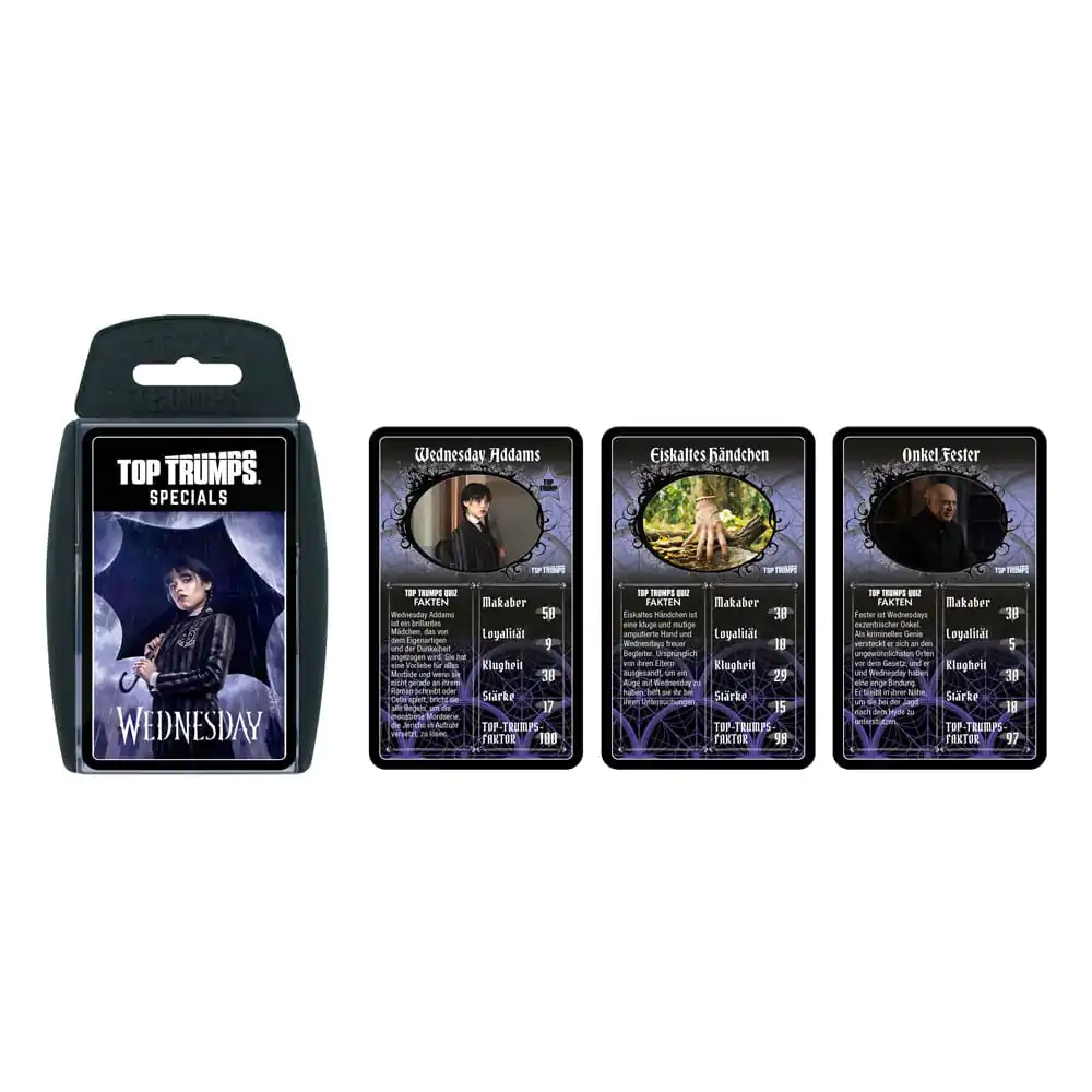 Wednesday Card Game Top Trumps *German Version* kartaška igra fotografija izdelka