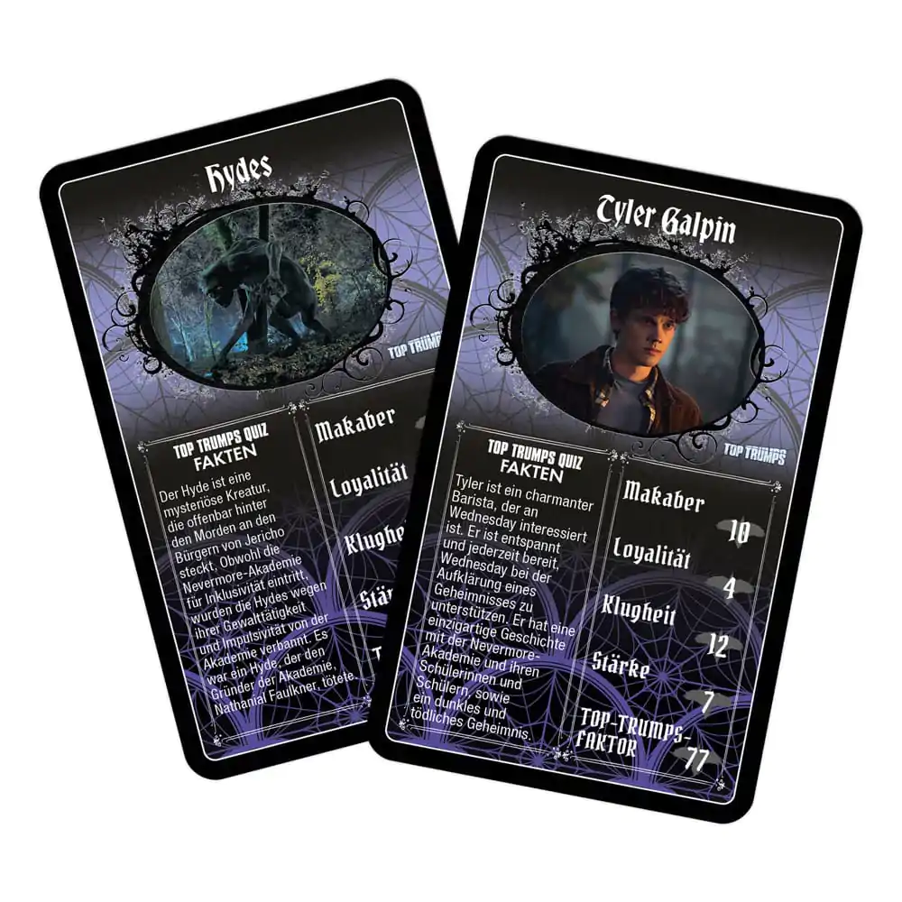 Wednesday Card Game Top Trumps *German Version* kartaška igra fotografija izdelka