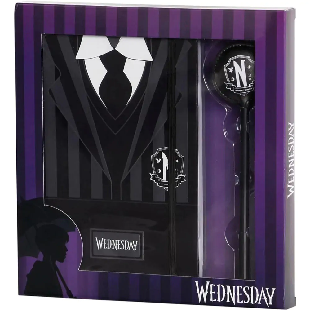 Wednesday Uniform dnevnik + set pisala fotografija izdelka