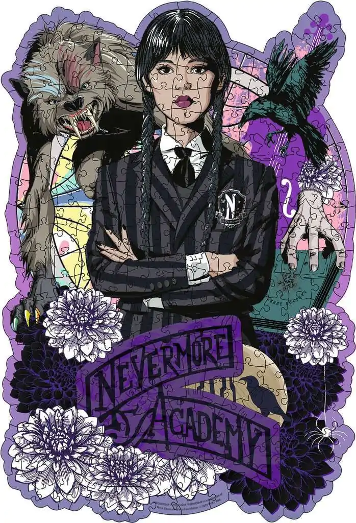 Wednesday LESENA Sestavljanka Wednesday Addams (300 kosov) fotografija izdelka